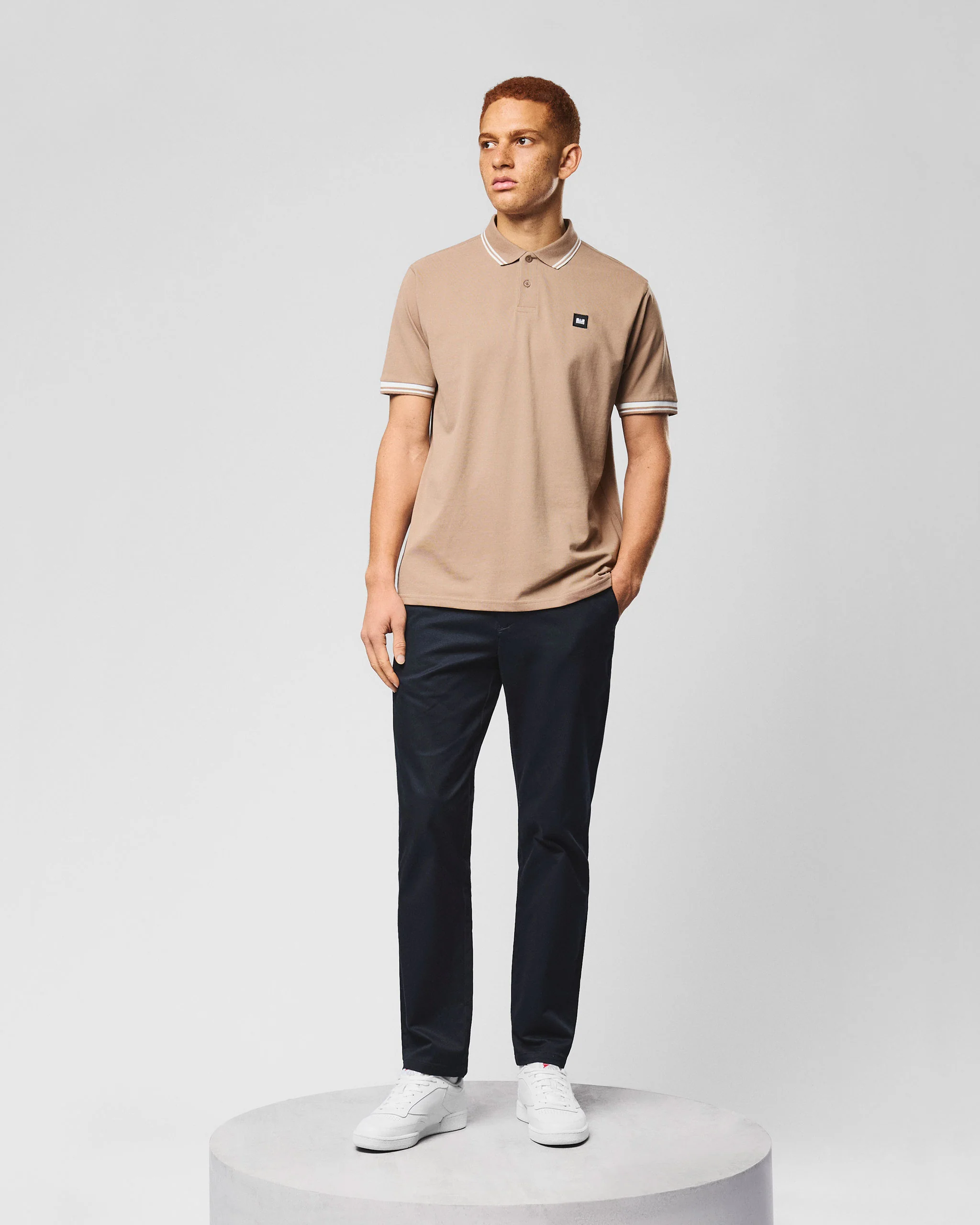 Levanto Polo Shirt Driftwood/Ghost - Image 2