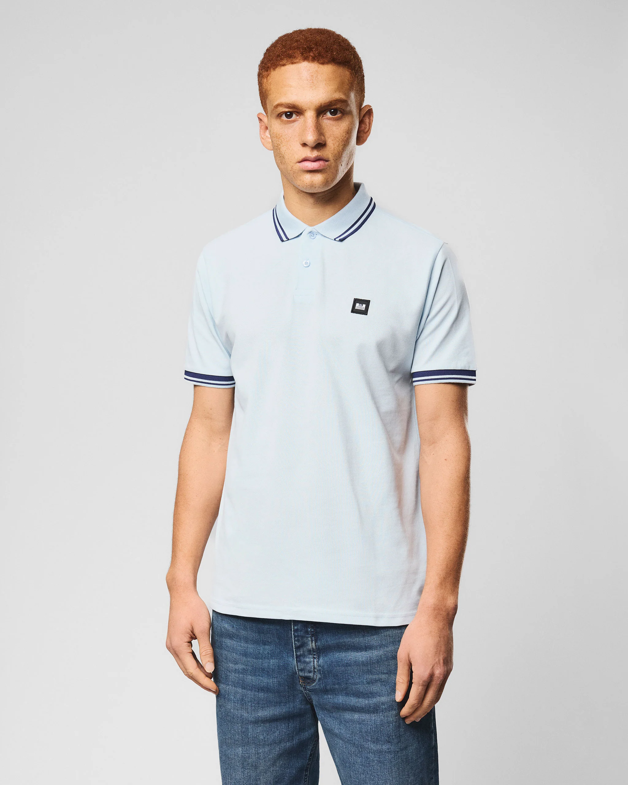 Levanto Polo Shirt Sky Blue/Dark Sapphire Blue - Image 2