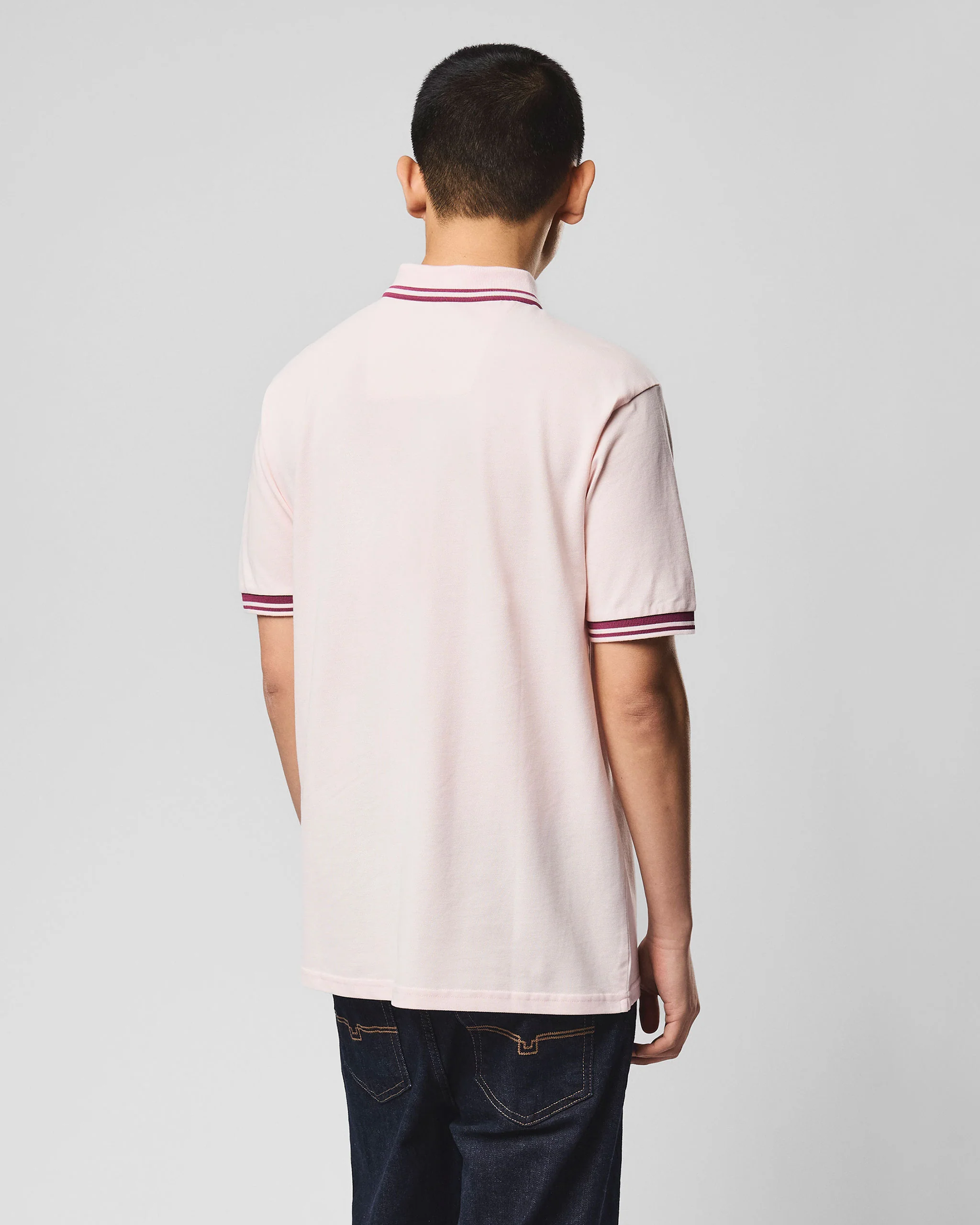 Levanto Polo Shirt Soft Pink/Kirsch - Image 5