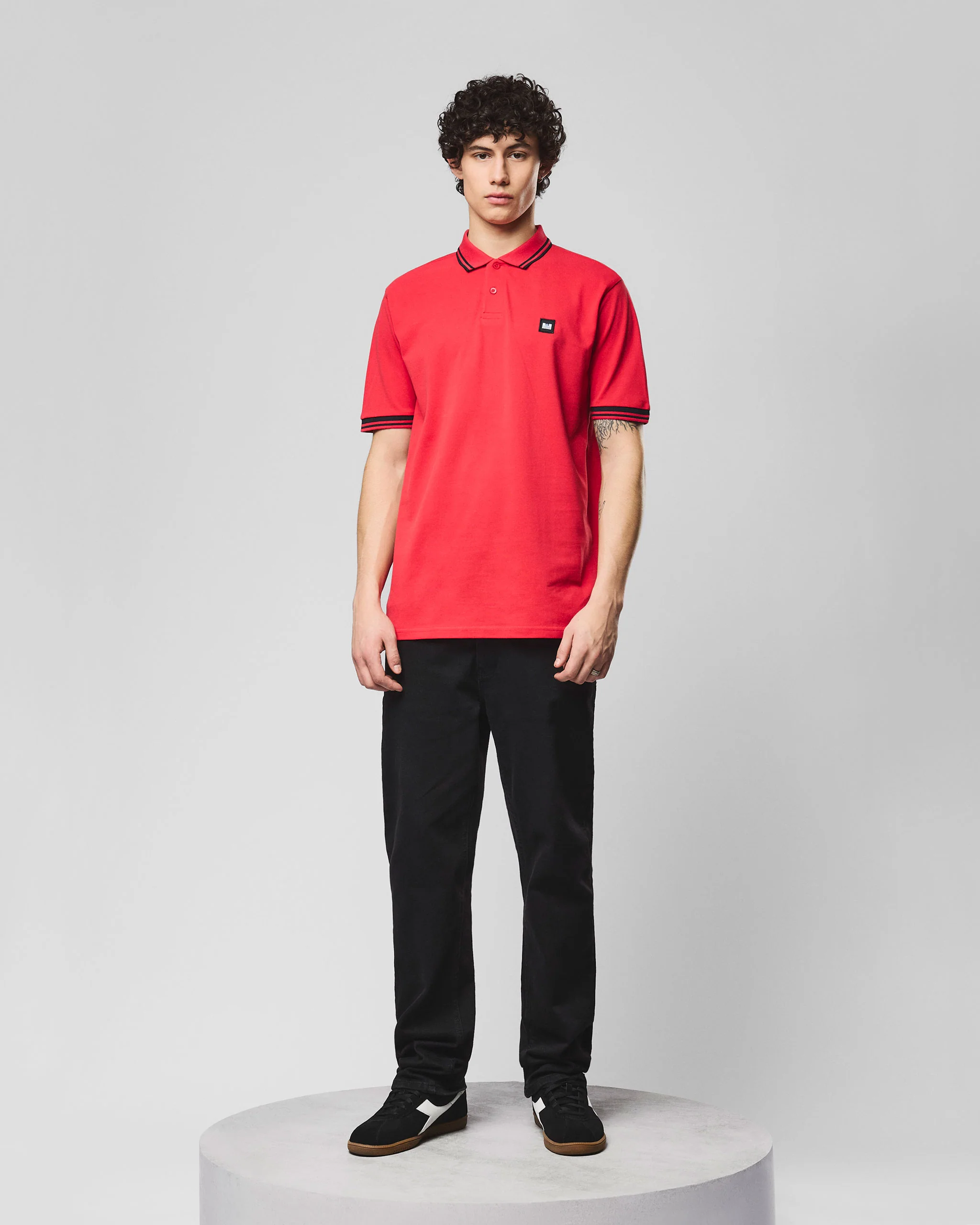 Levanto Polo Shirt Watermelon/Navy - Image 2