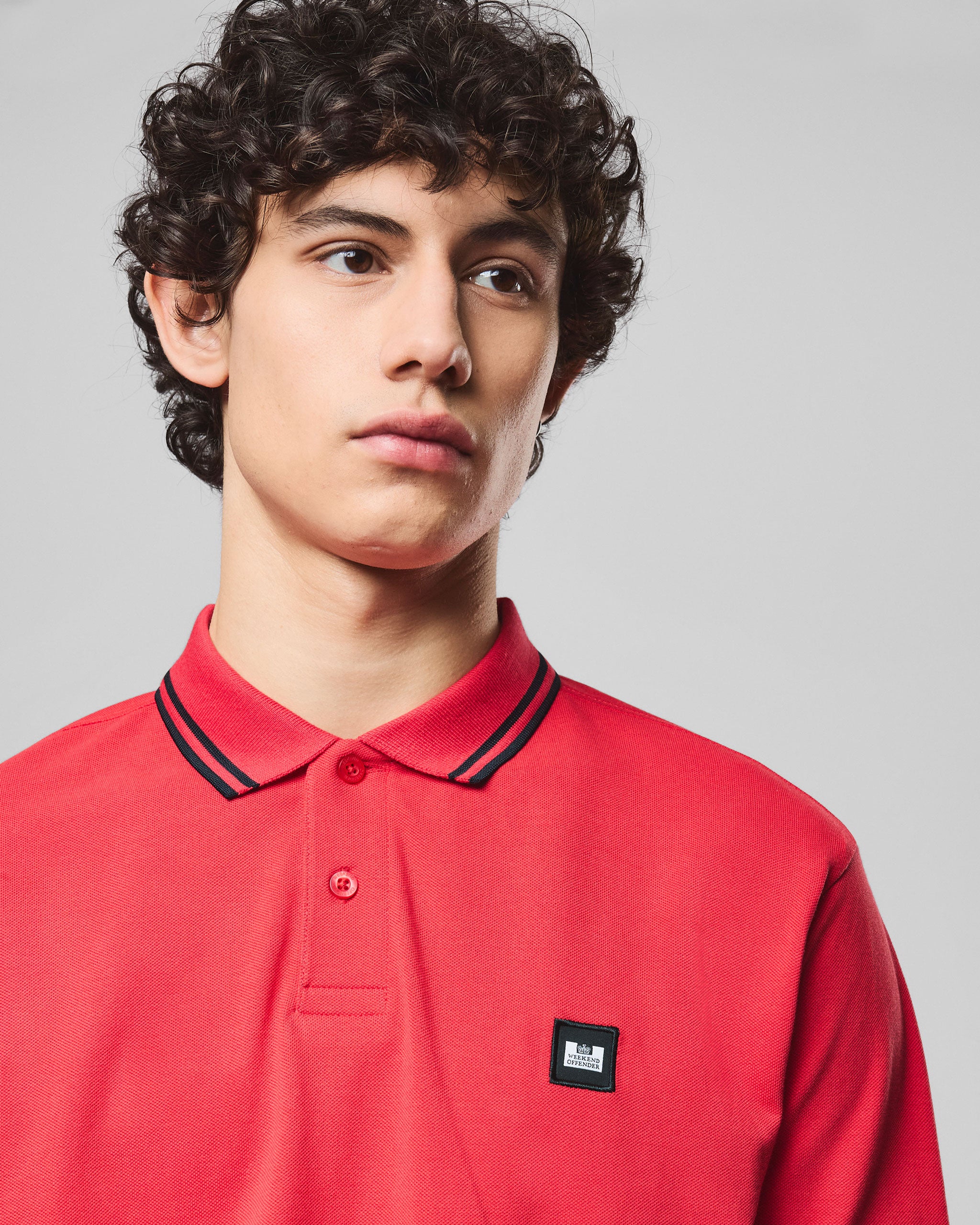 Levanto Polo Shirt Watermelon/Navy - Image 4