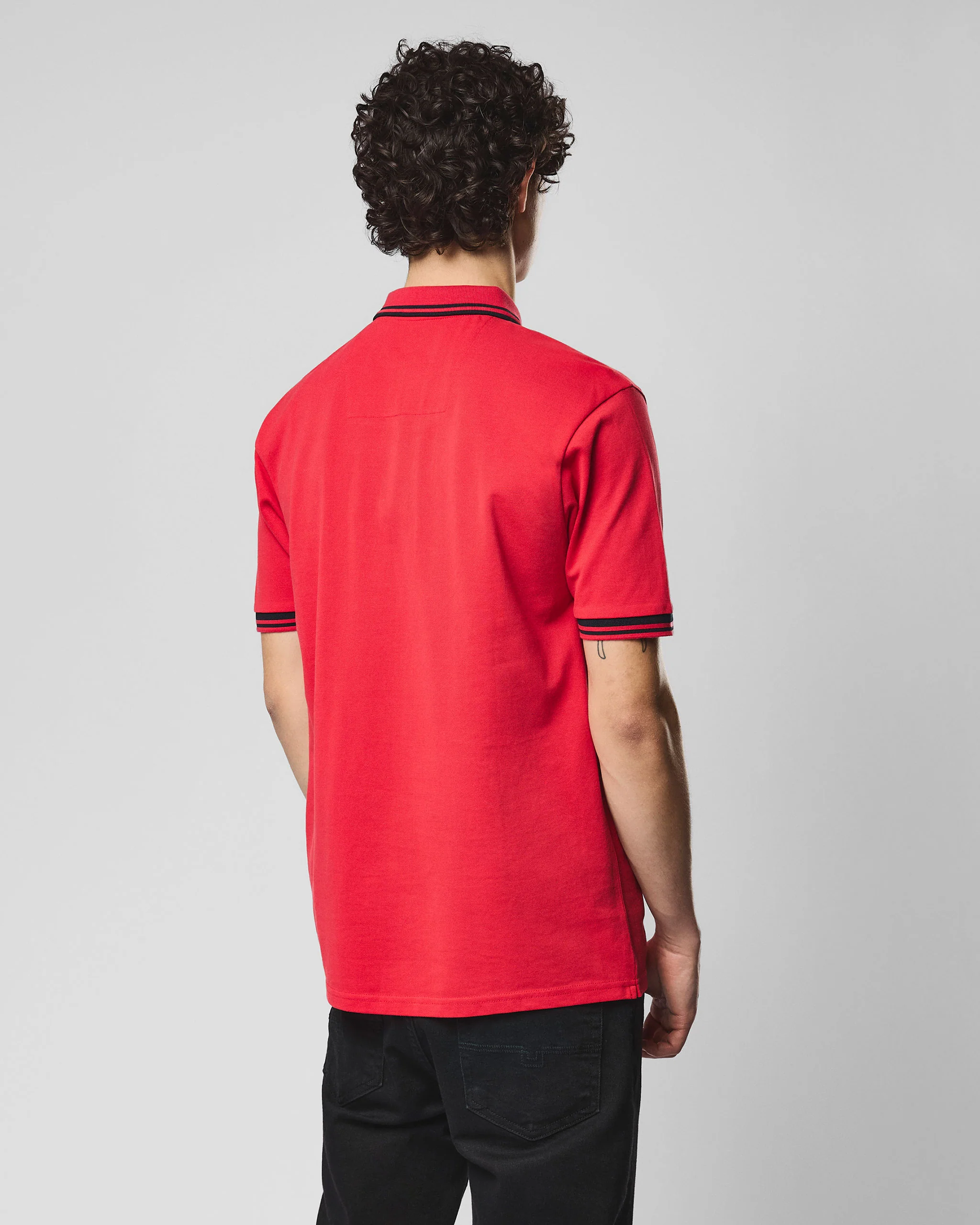 Levanto Polo Shirt Watermelon/Navy - Image 5
