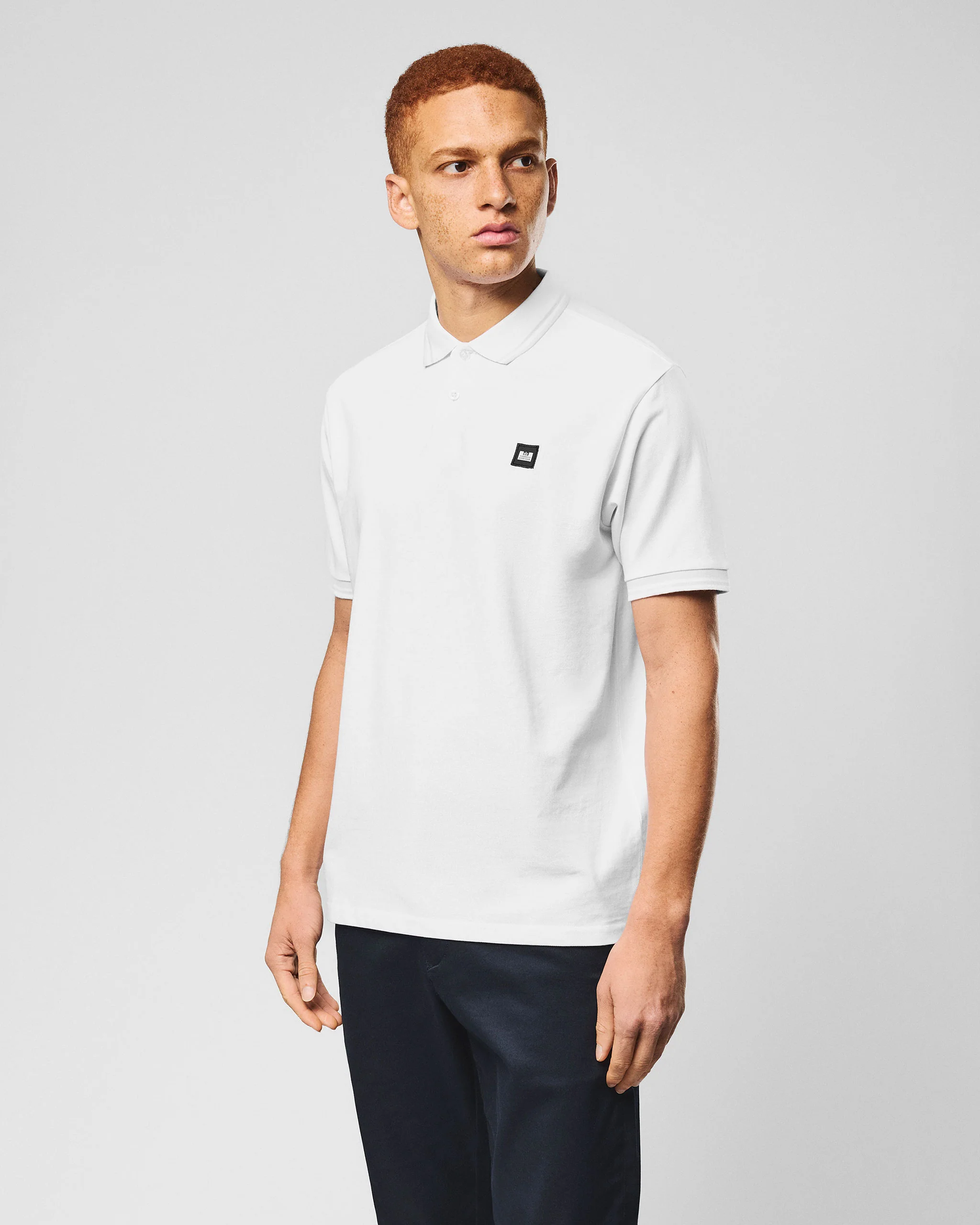 Levanto Polo Shirt White/Amazonite Green - Image 3