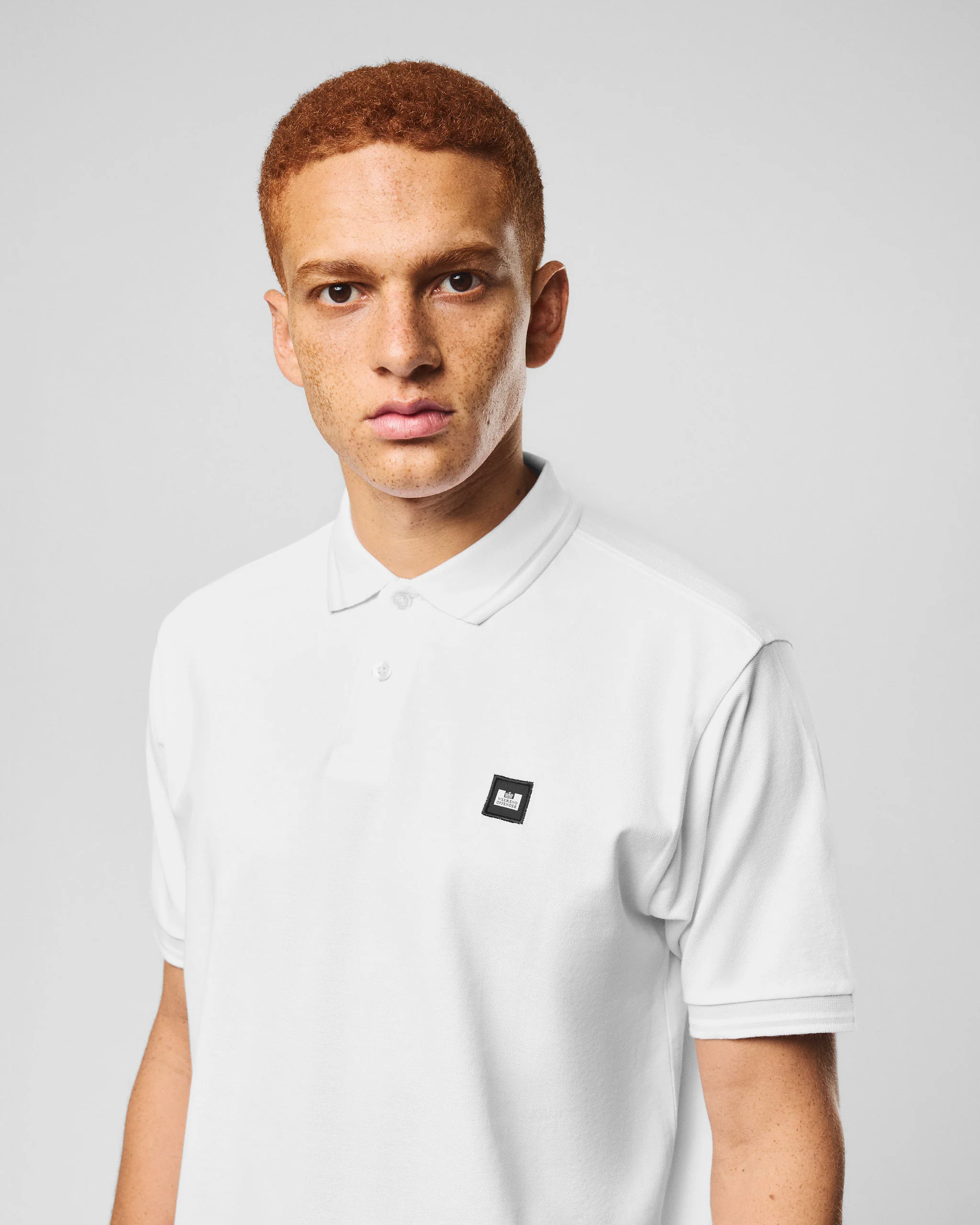 Levanto Polo Shirt White/Amazonite Green - Image 4