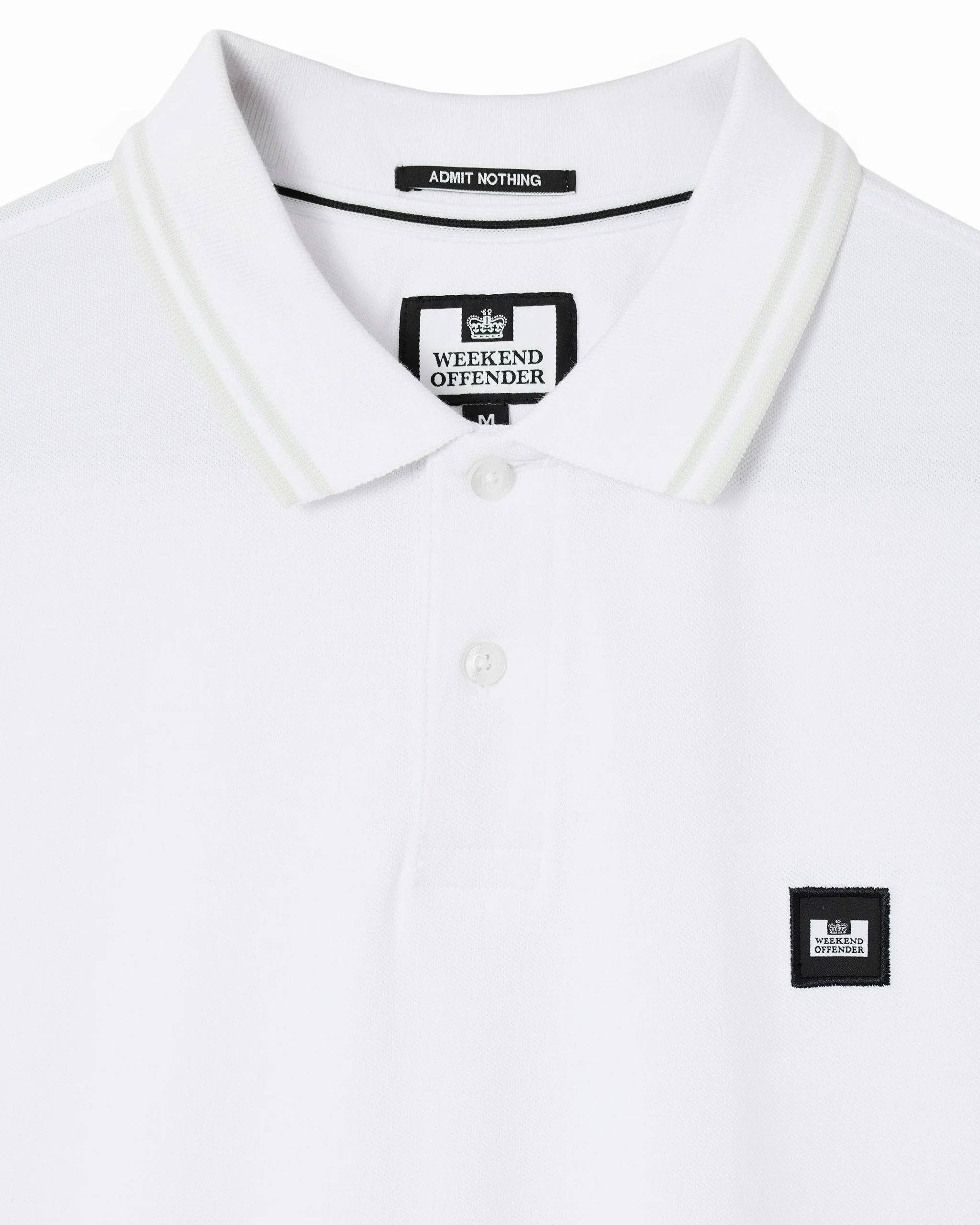 Levanto Polo Shirt White/Amazonite Green - Image 6