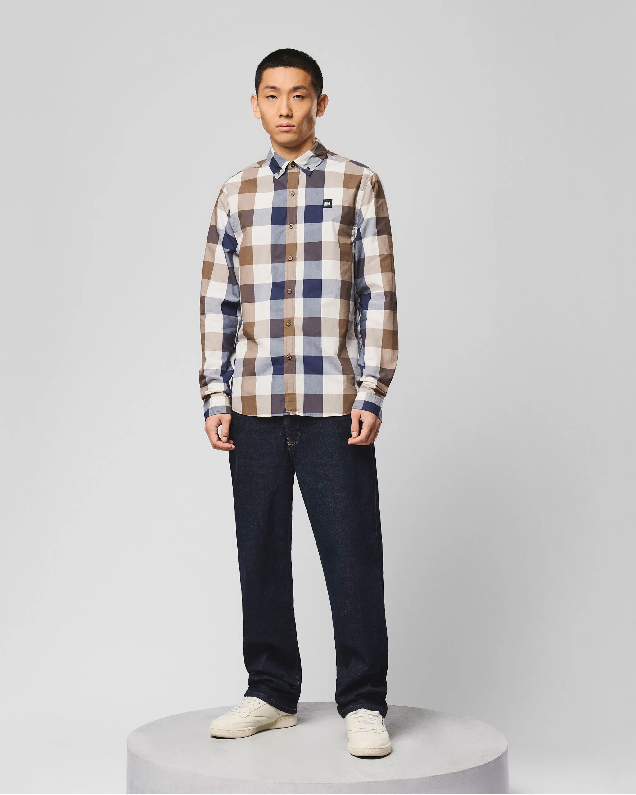 Lisbon Long Sleeve Shirt Large House Check - Image 2