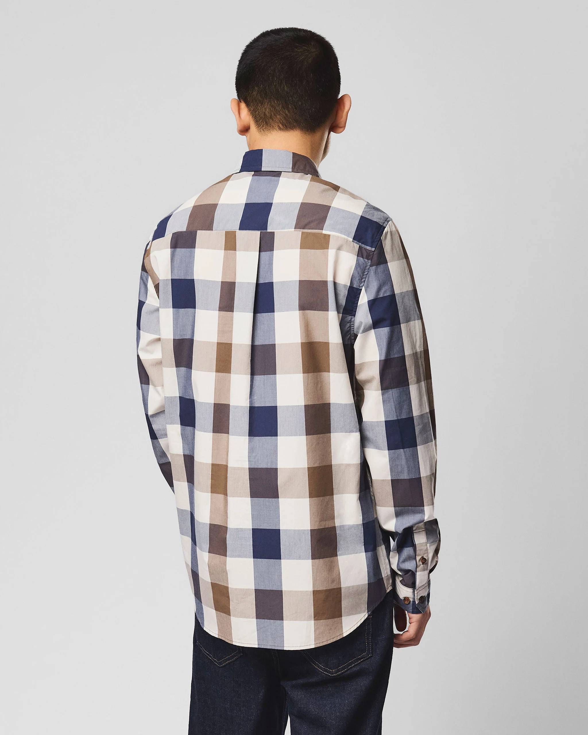 Lisbon Long Sleeve Shirt Large House Check - Image 4