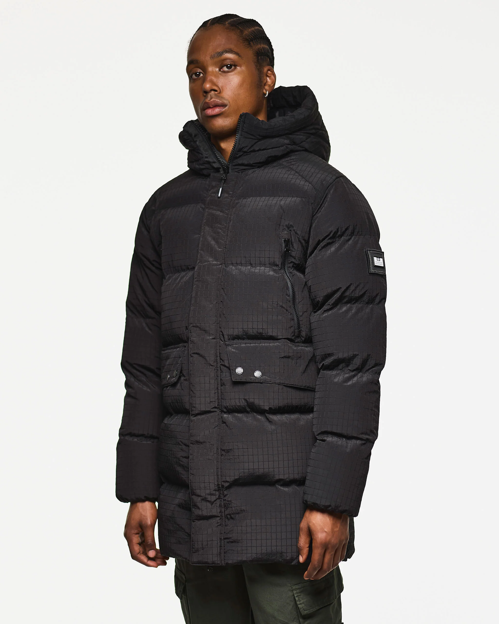 Lombardo Longline Primaloft Jacket Black - Image 3