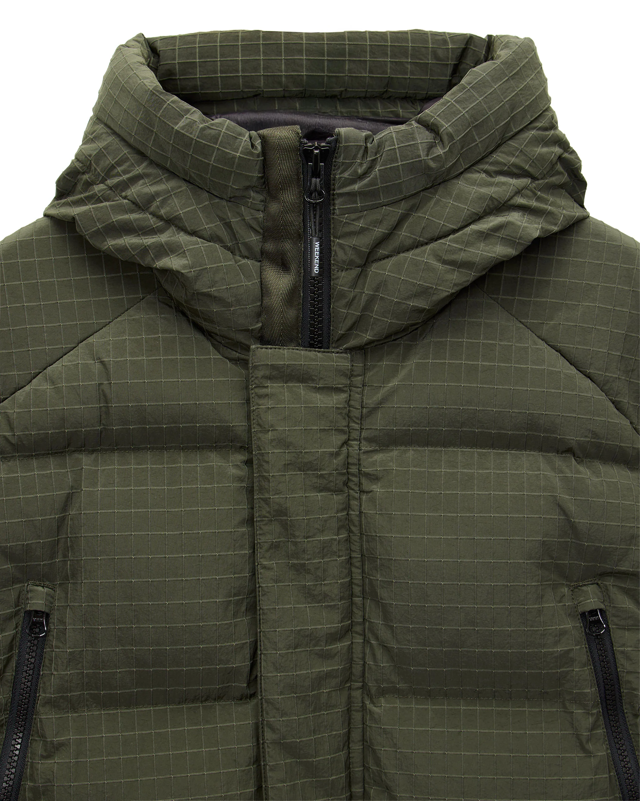 Lombardo Longline Primaloft Jacket Black Forest Green - Image 5