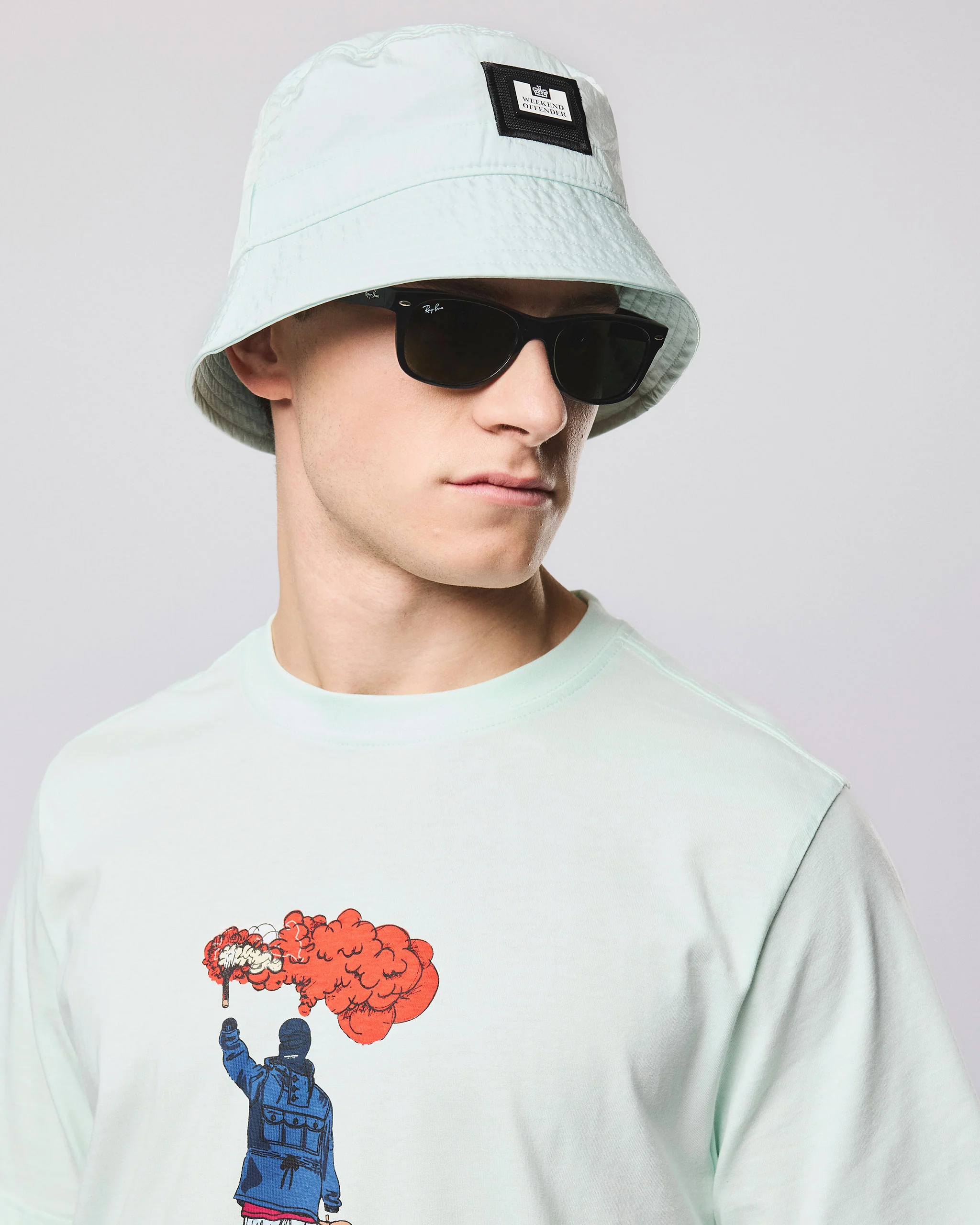 Long Beach Blvd Bucket Hat Amazonite Green - Image 2