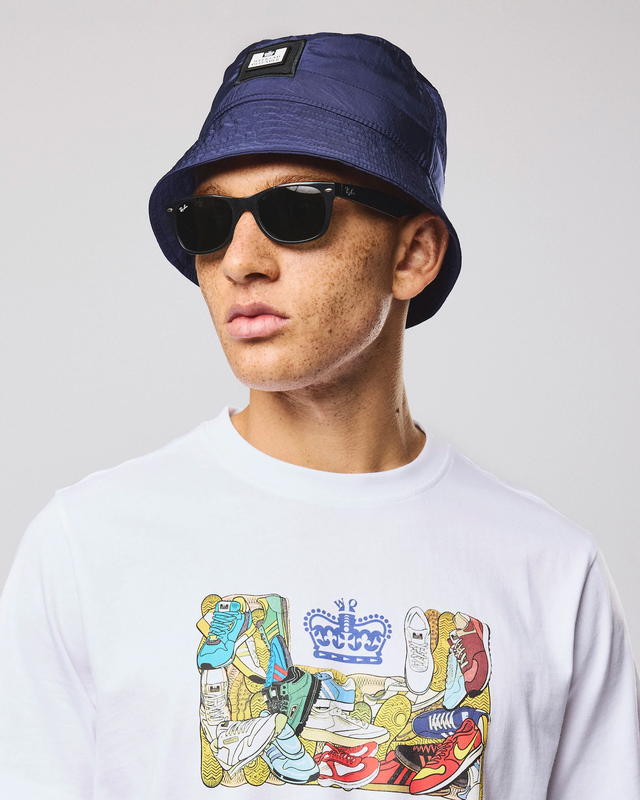 Long Beach Blvd Bucket Hat Dark Sapphire - Image 2