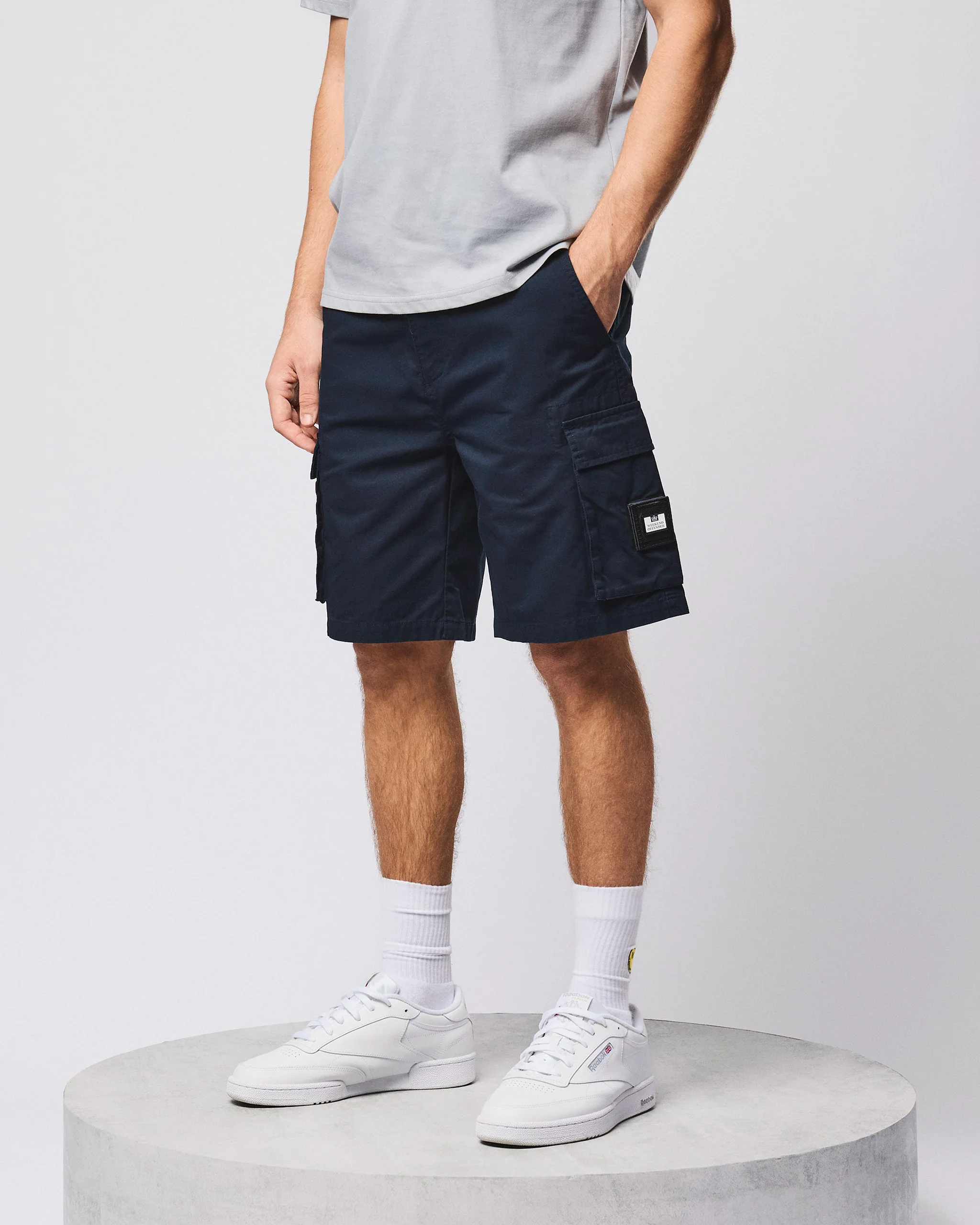 Mascia Cargo Short Navy - Image 3