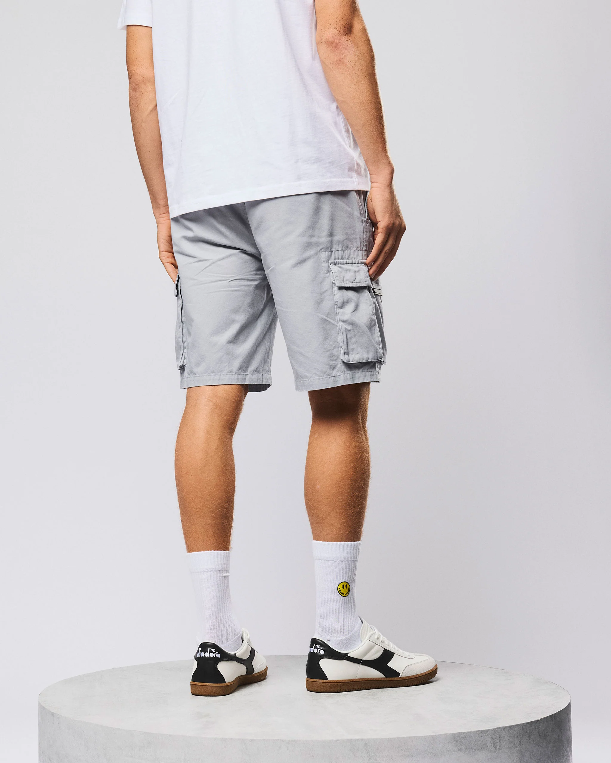 Mascia Cargo Short Smokey Grey - Image 4