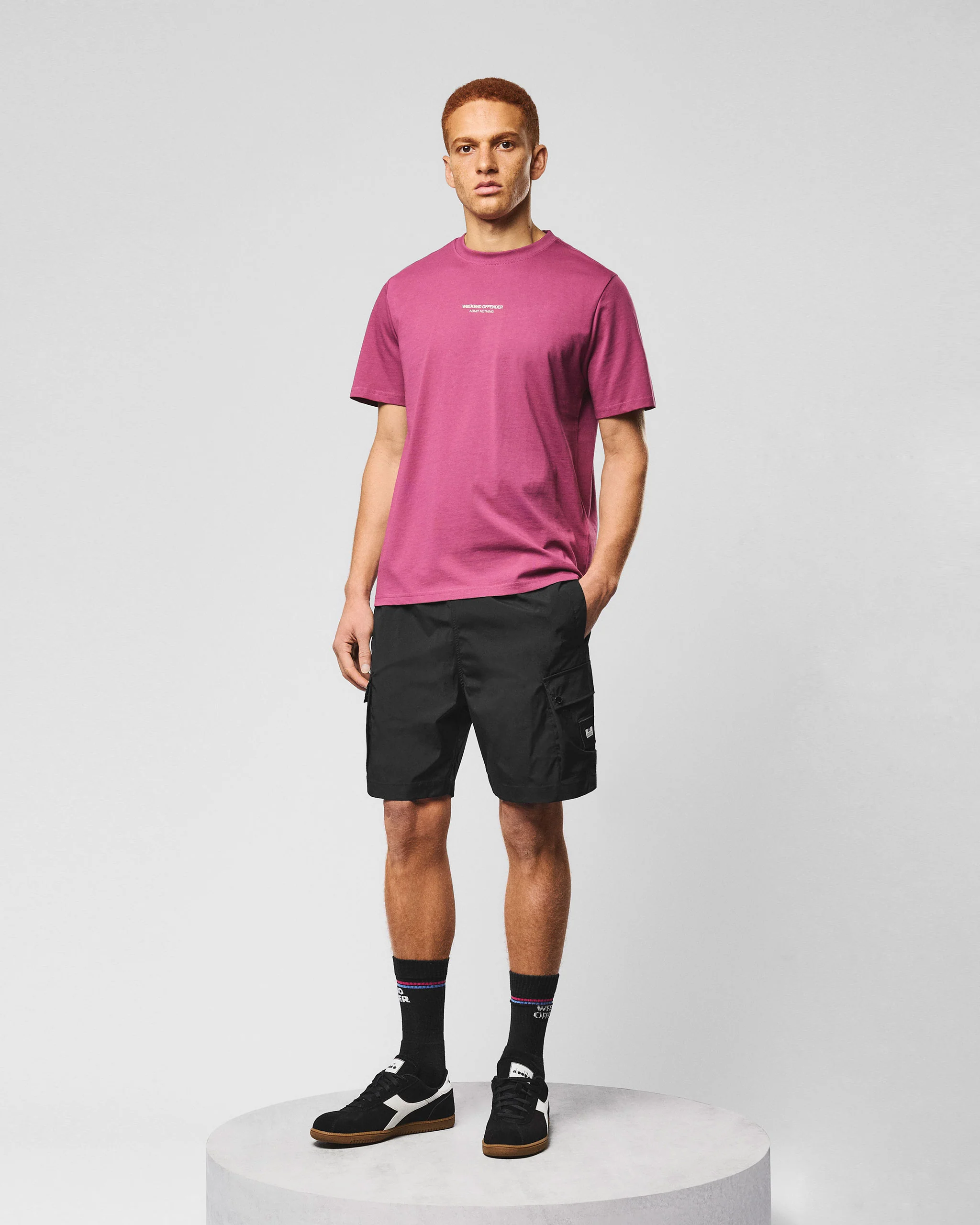 Millergrove T-Shirt Kirsch/Cement - Image 3