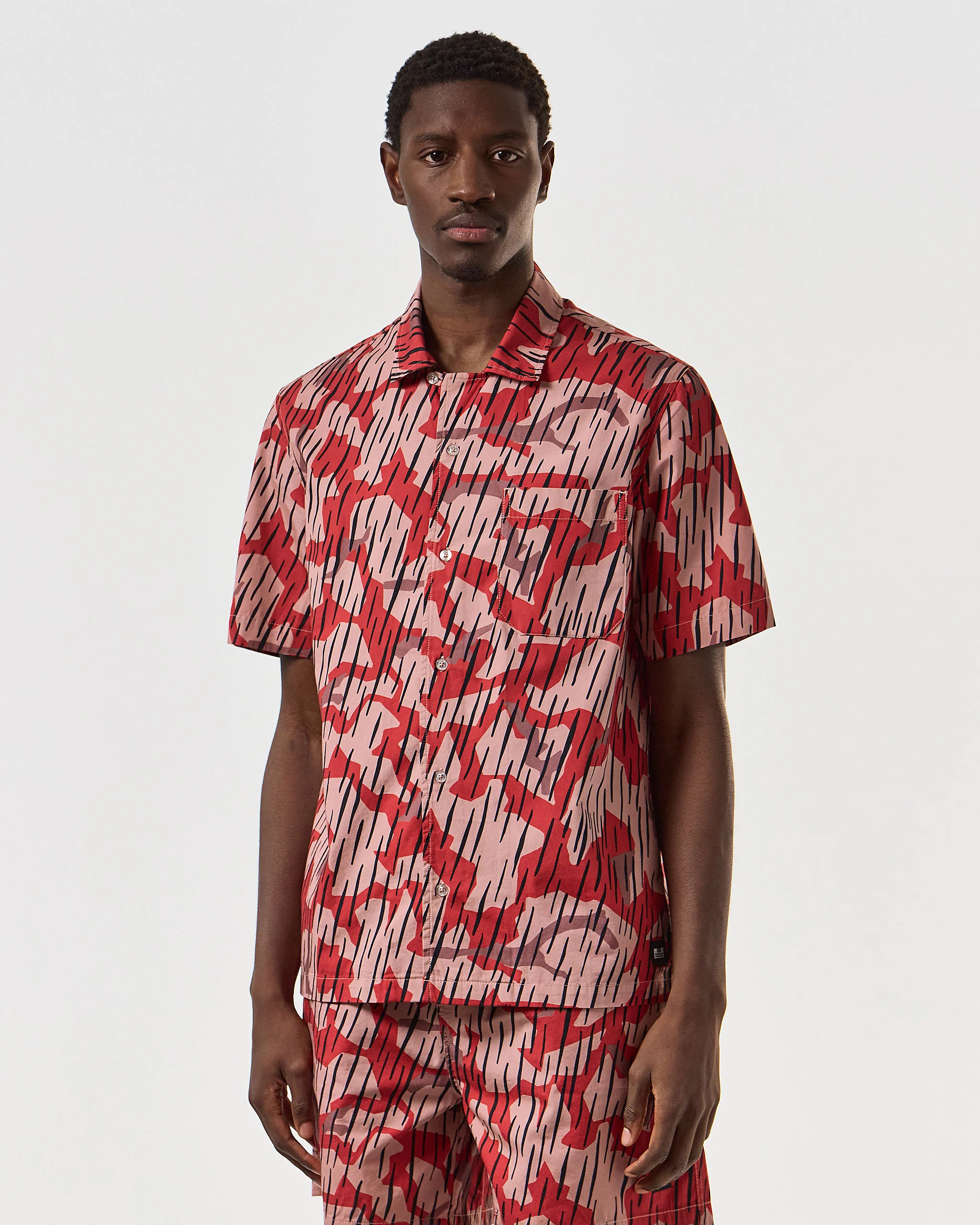 Monuriki Shirt Blaze Red Rain Camo - Image 3