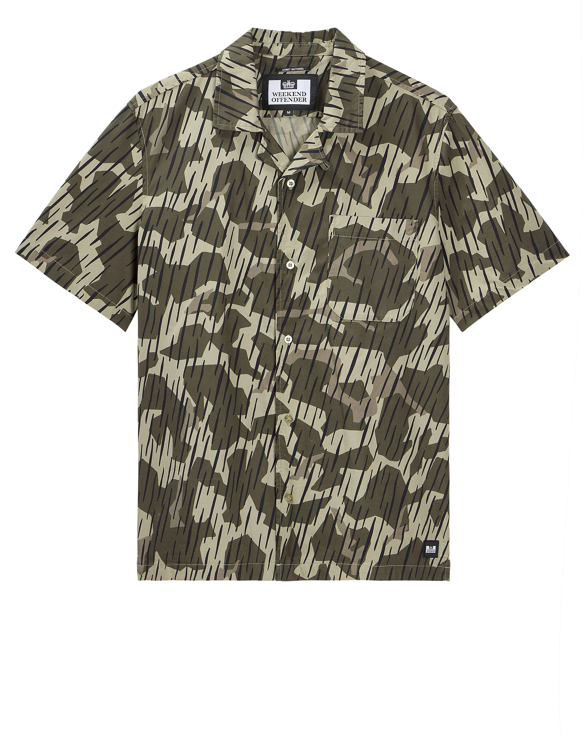 Monuriki Shirt Castle Green Rain Camo
