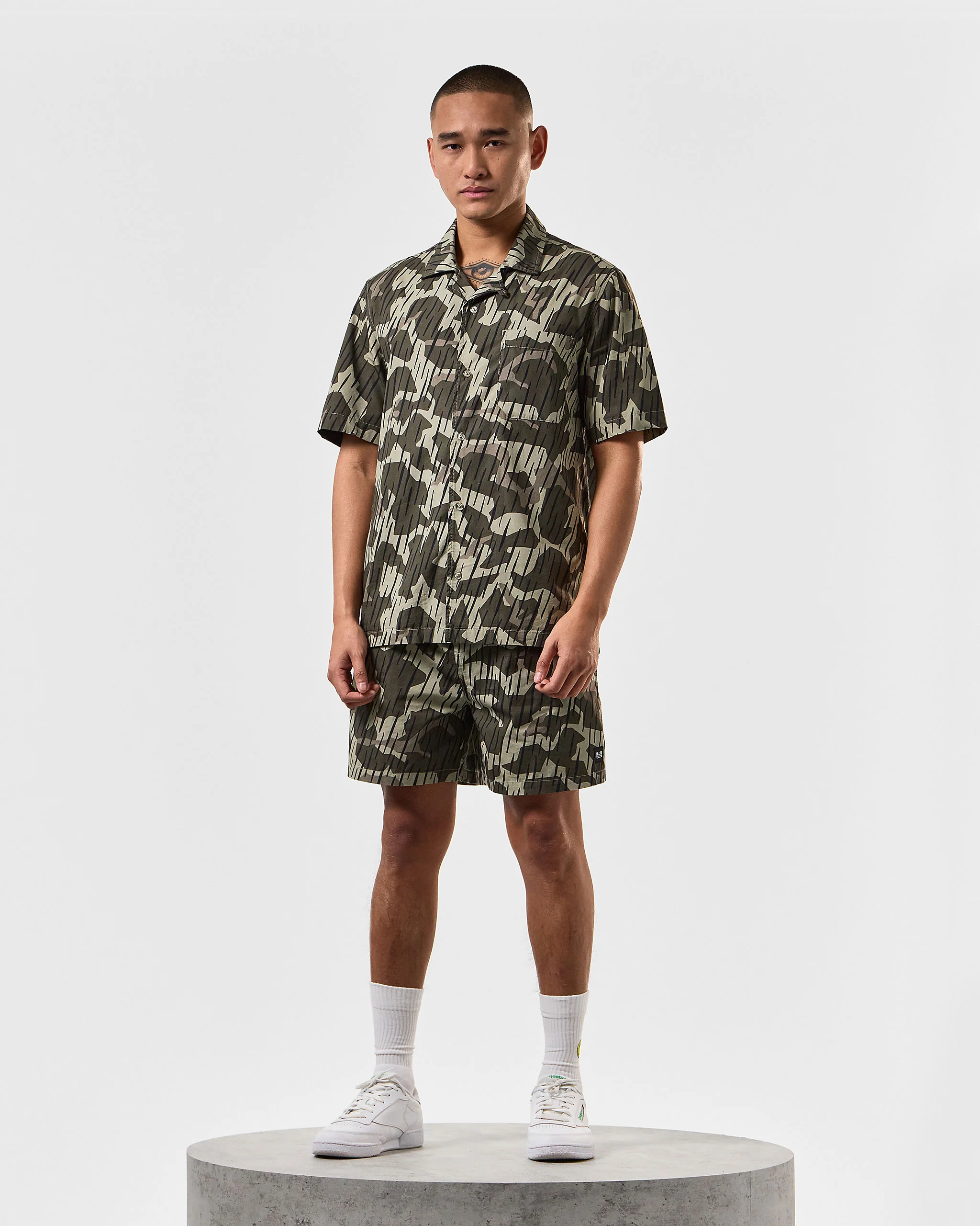 Monuriki Shirt Castle Green Rain Camo - Image 2