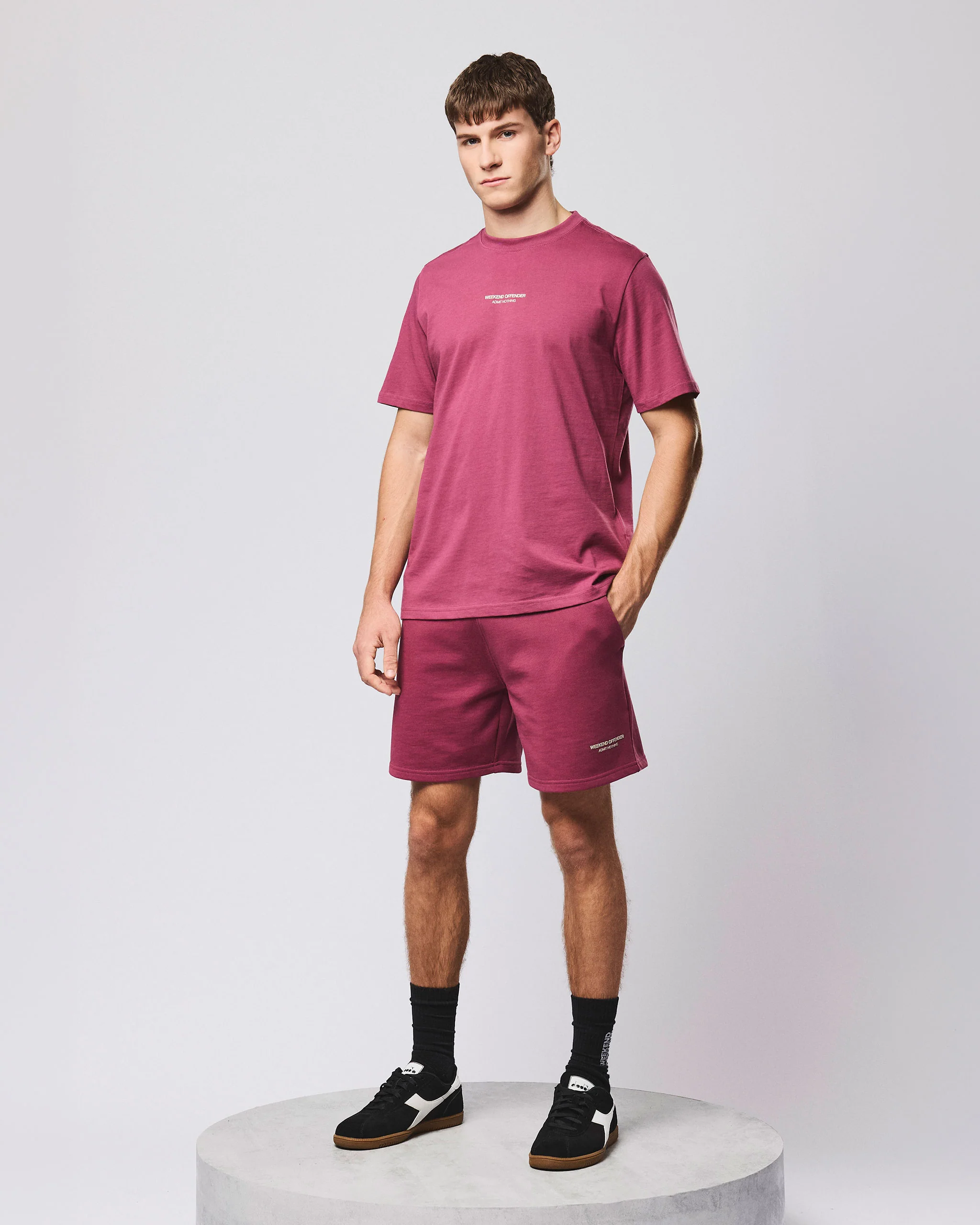 Mytros Jogger Short Kirsch/Cement - Image 2