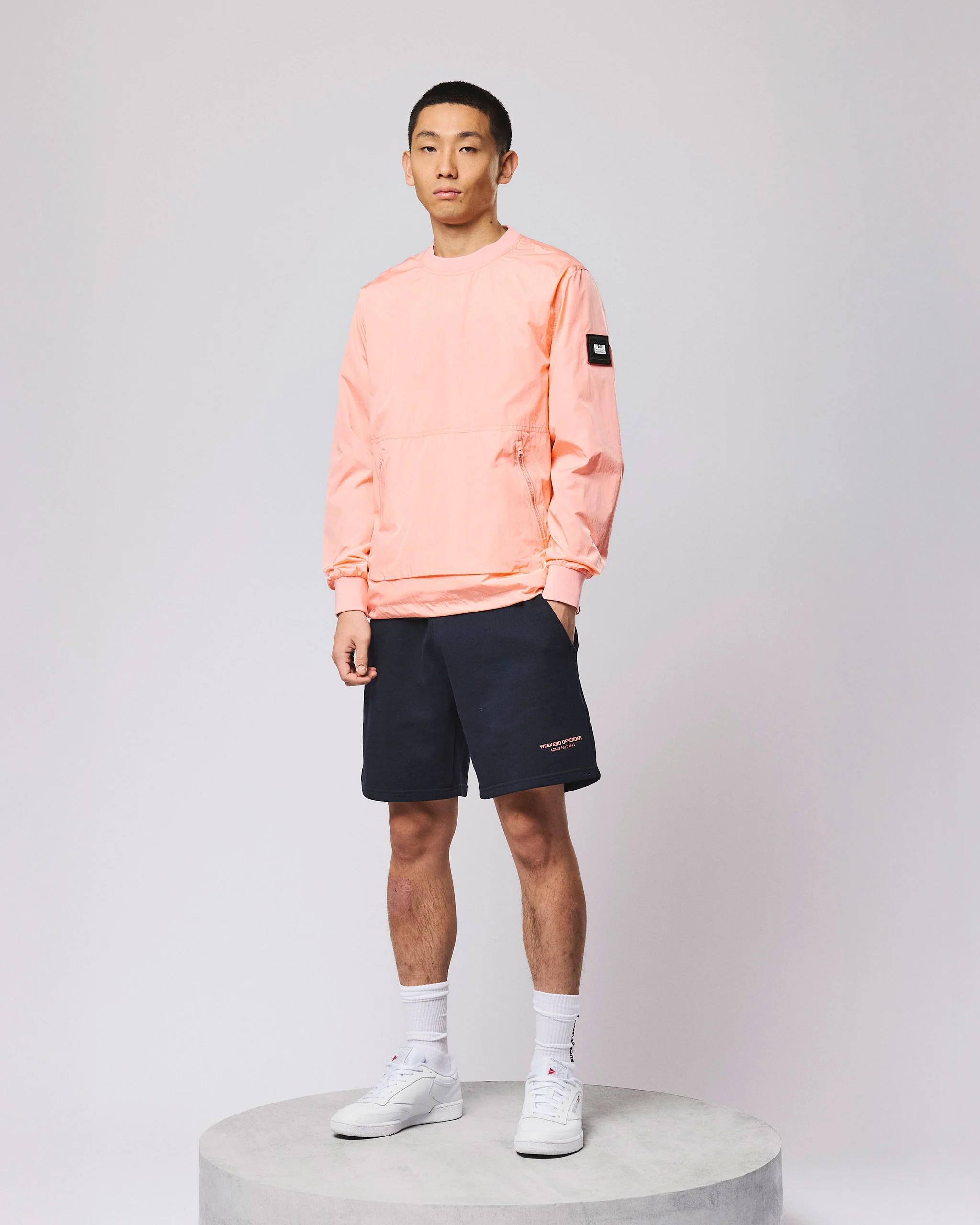 Mytros Jogger Short Navy/Coral - Image 2