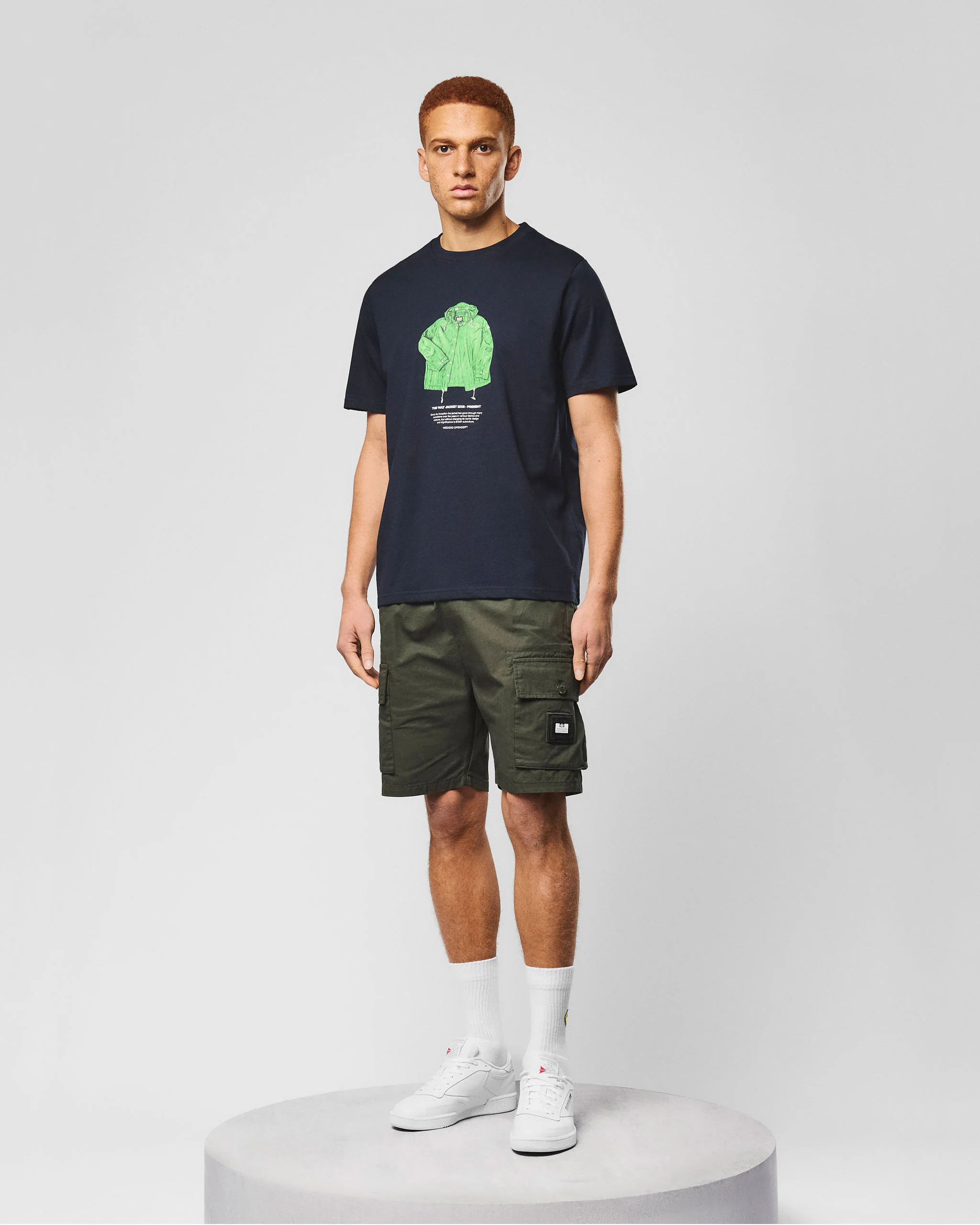 Naz Graphic T-Shirt Navy - Image 3
