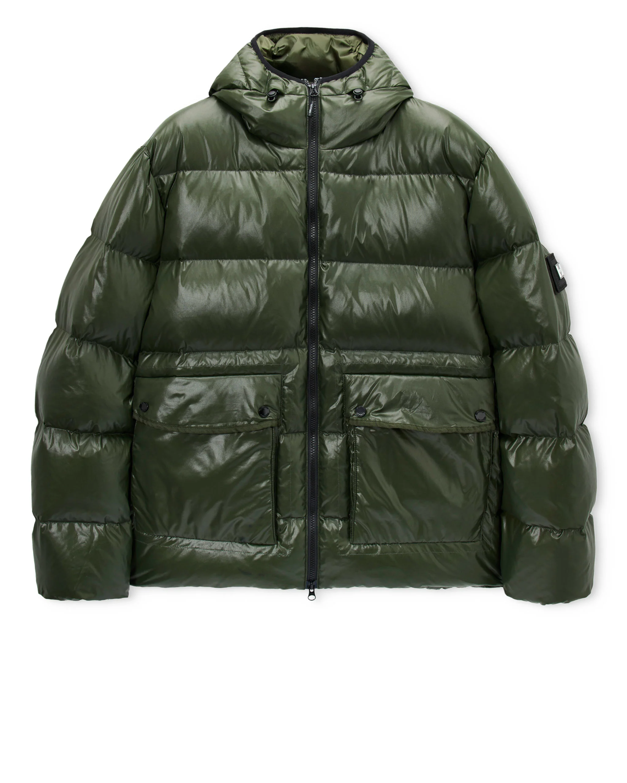 Nicholson Down Jacket Black Forest Green