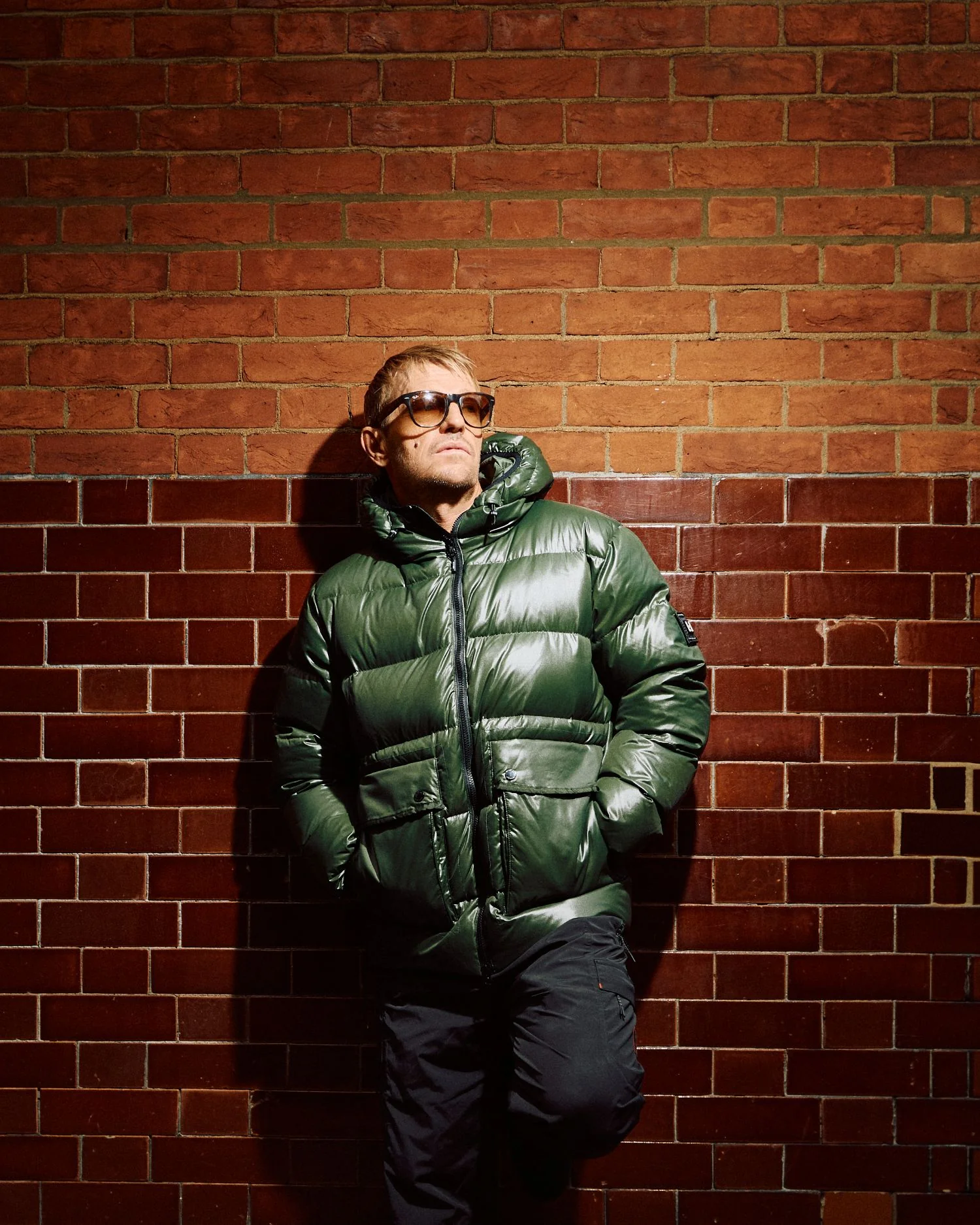 Nicholson Down Jacket Black Forest Green - Image 2