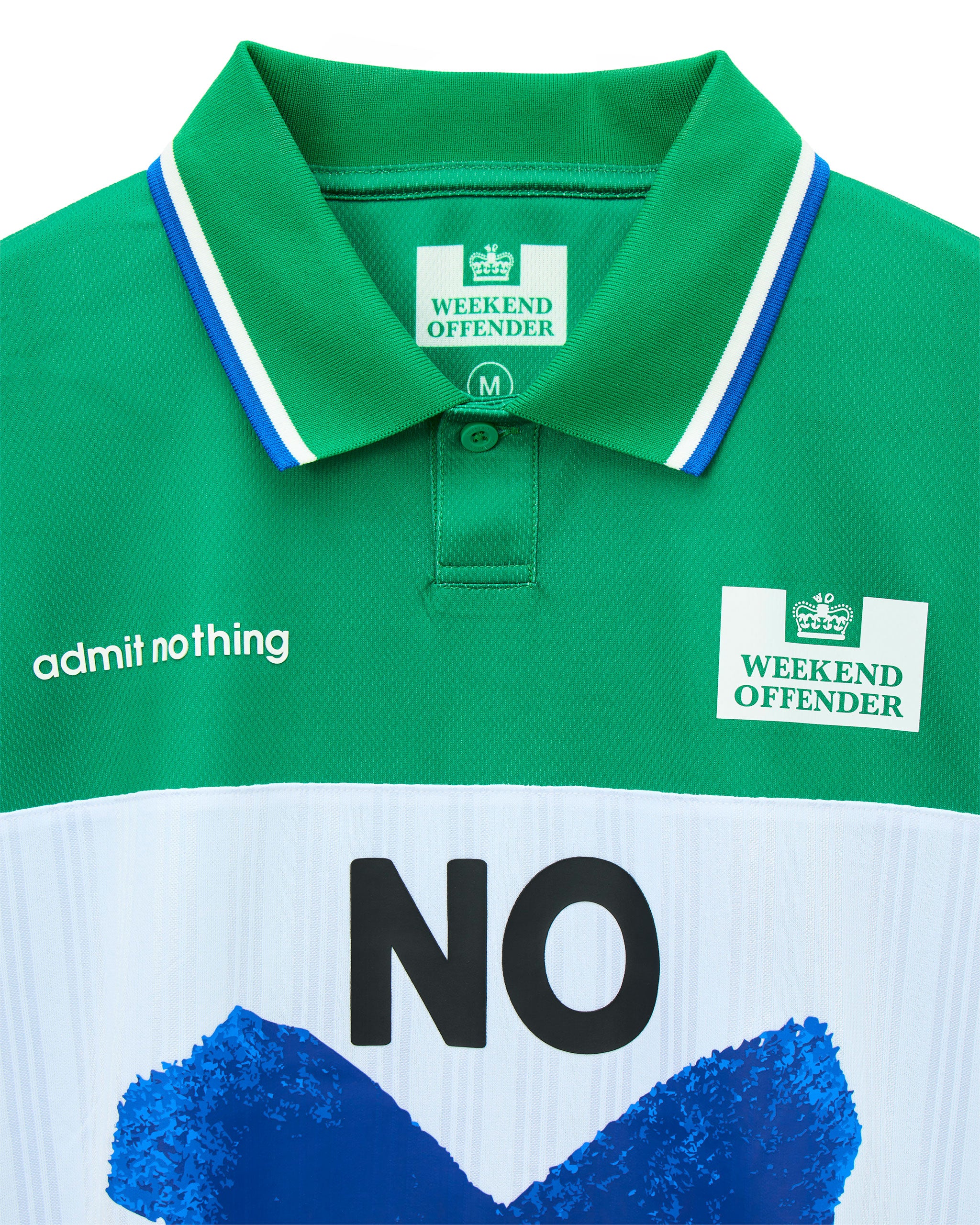 No Drug Football Shirt White - Image 5