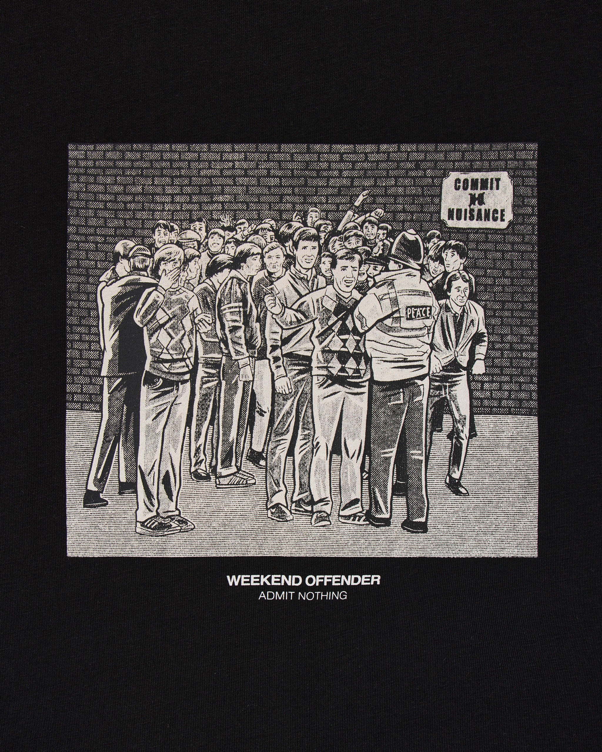 Nuisance Graphic T-Shirt Black - Image 2