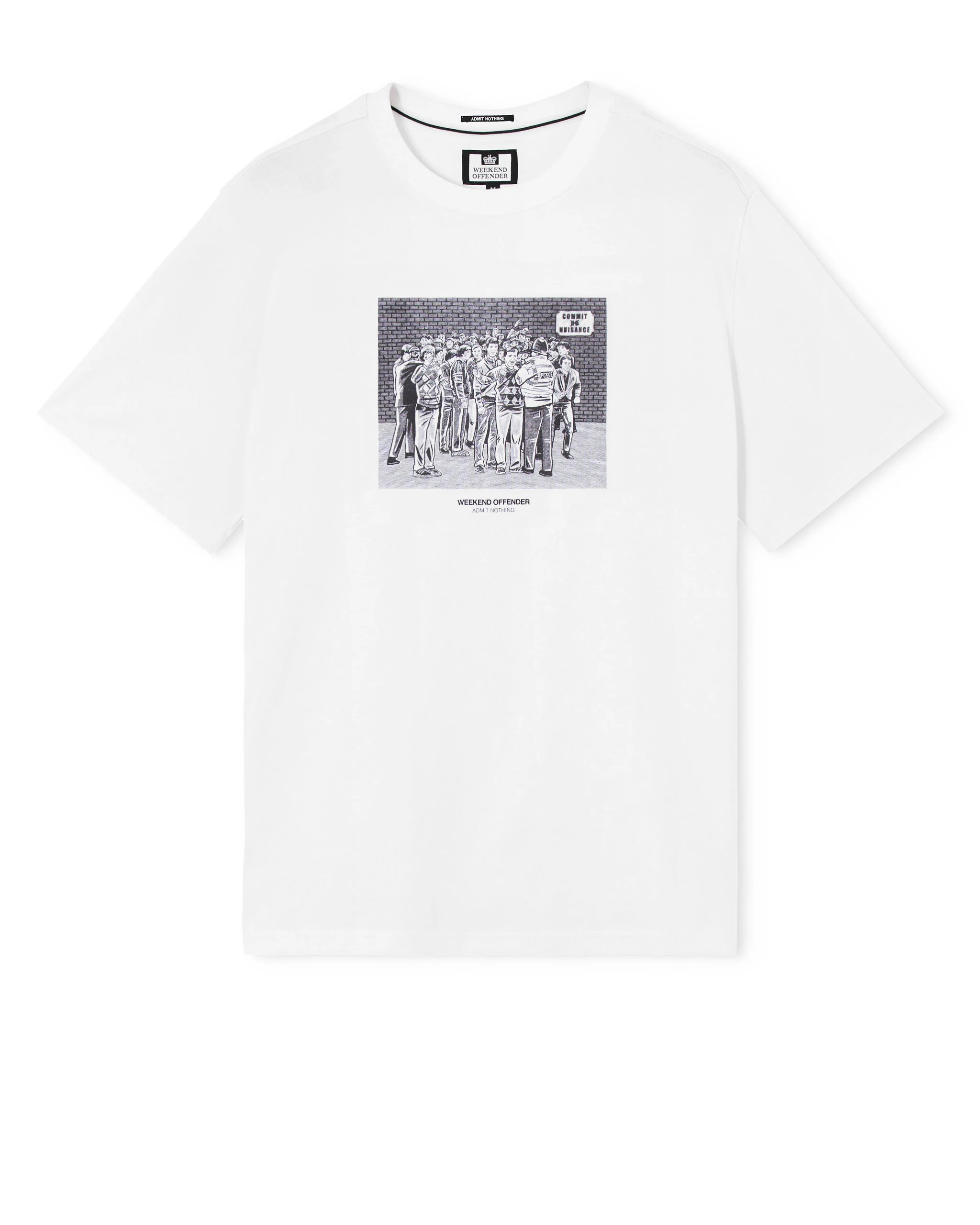 Nuisance Graphic T-Shirt White