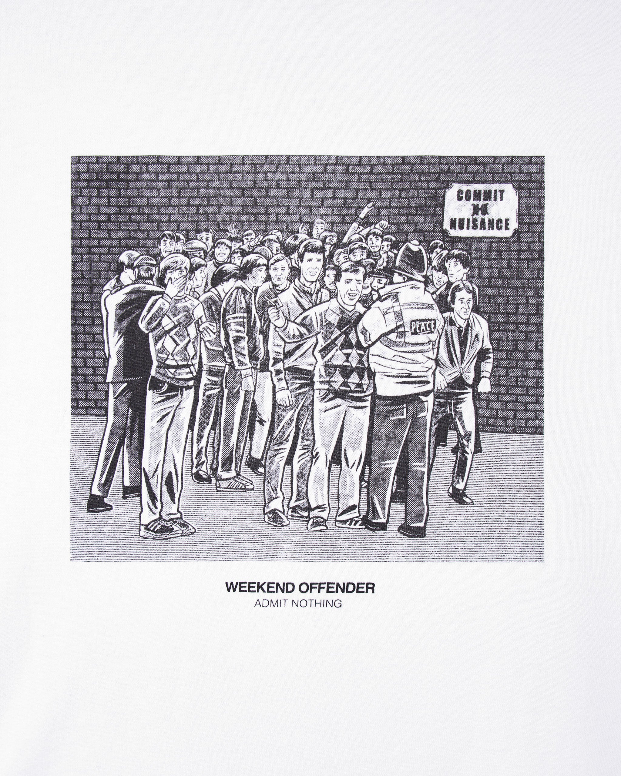 Nuisance Graphic T-Shirt White - Image 2