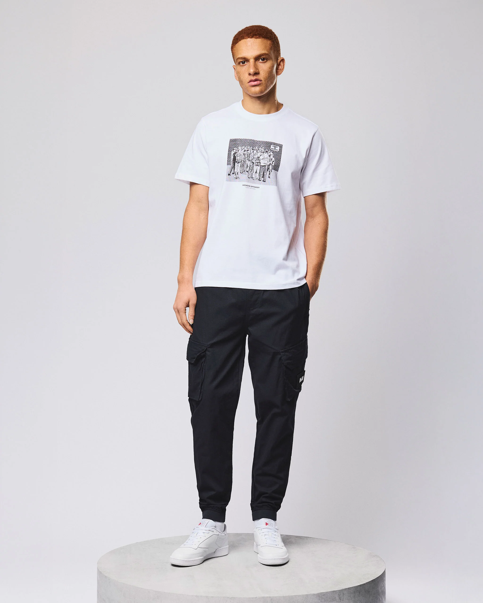 Nuisance Graphic T-Shirt White - Image 3