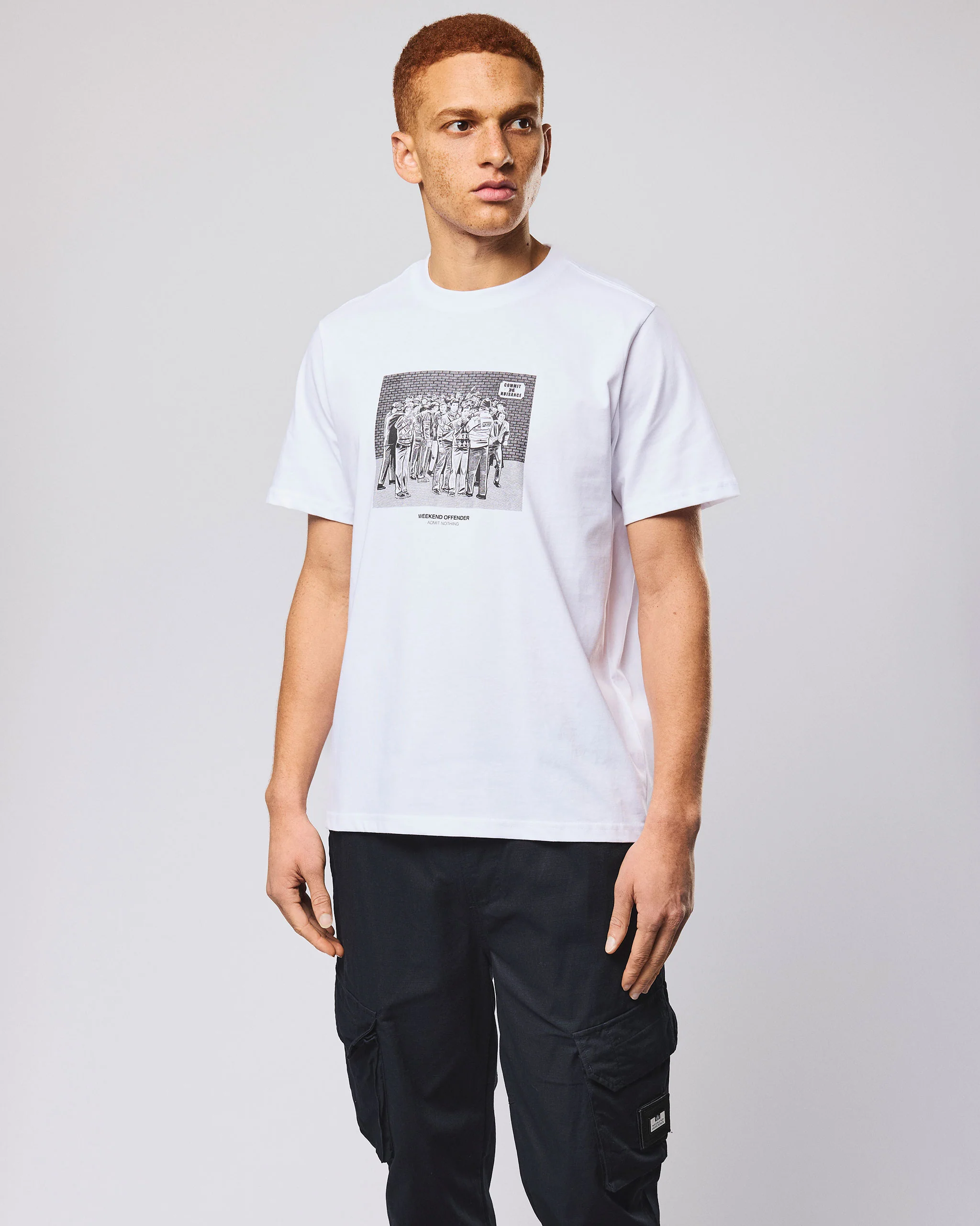 Nuisance Graphic T-Shirt White - Image 4