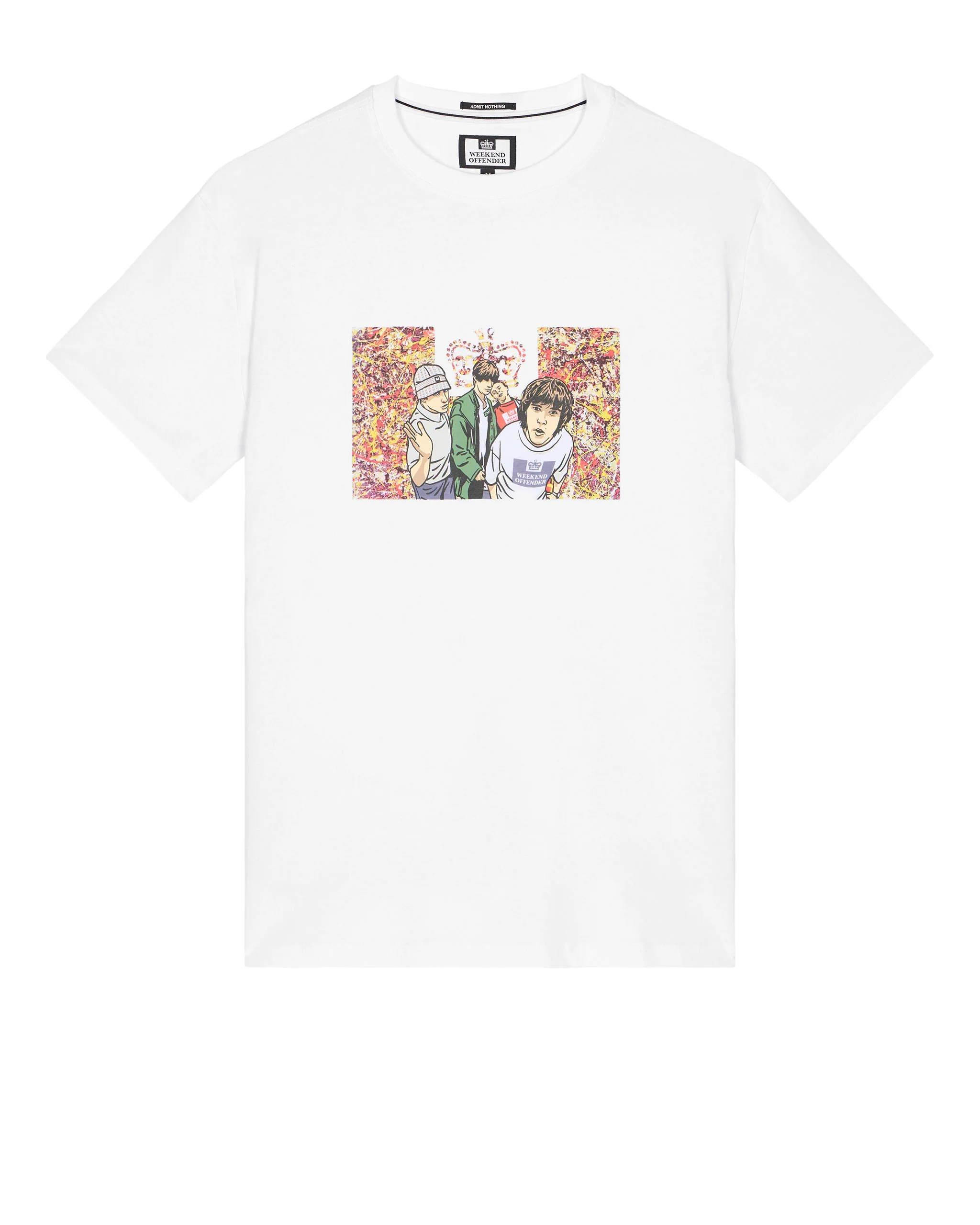 Number 5 Graphic T-Shirt White