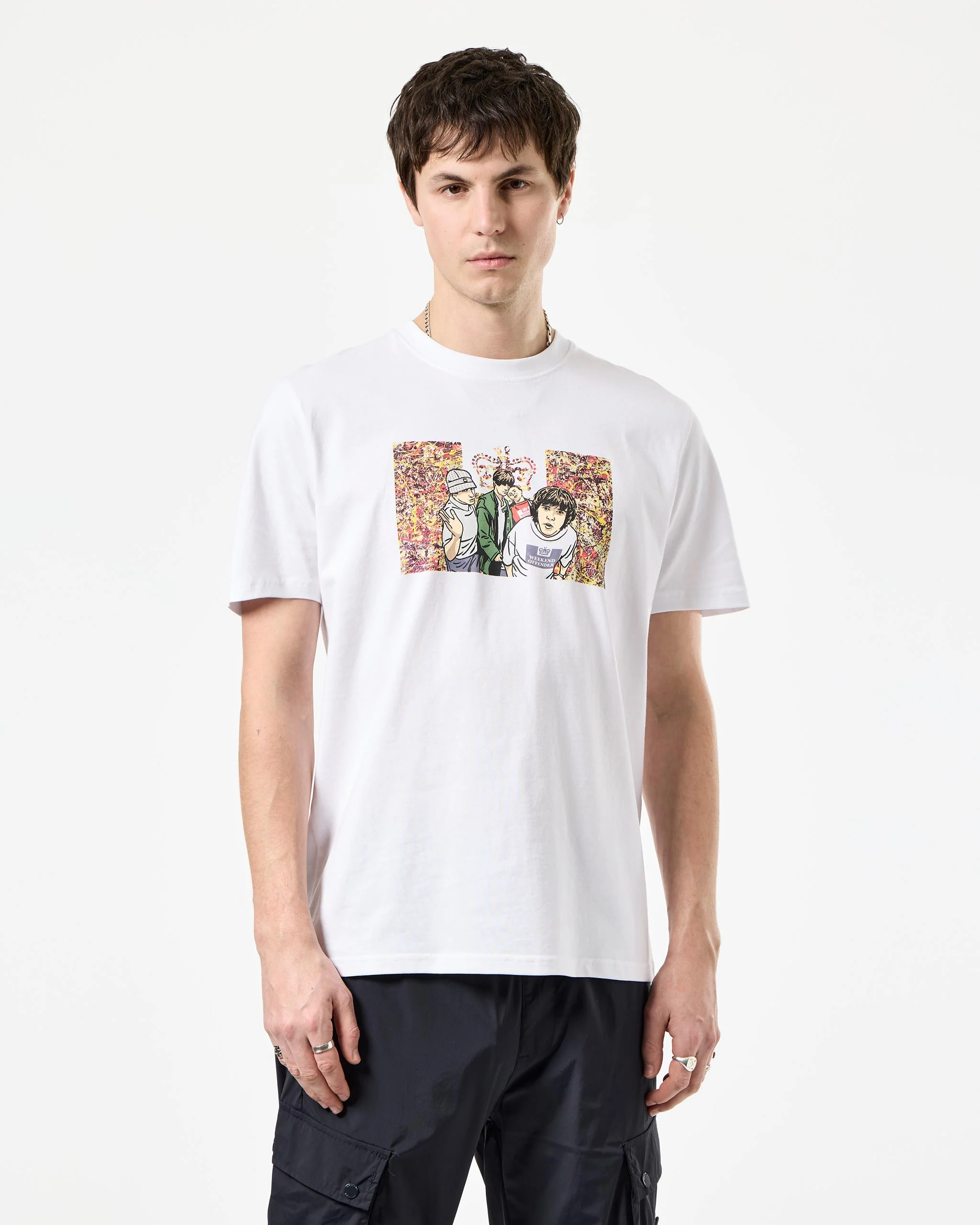 Number 5 Graphic T-Shirt White - Image 2