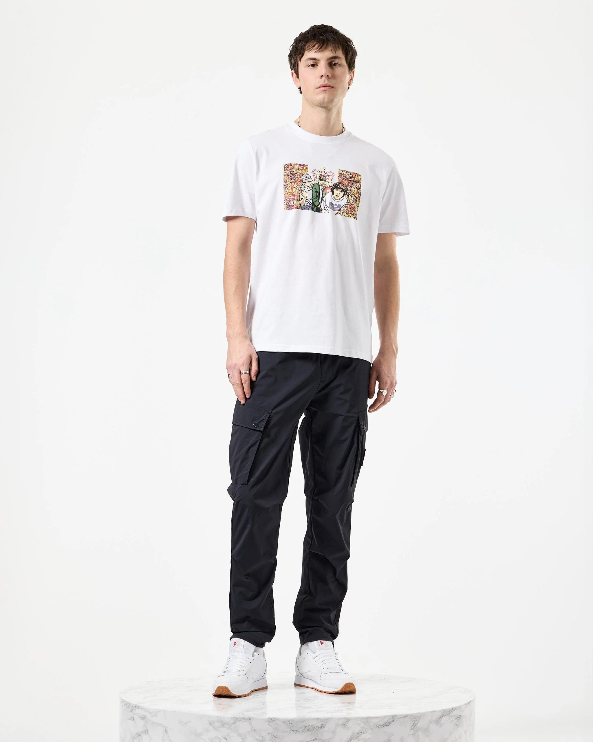 Number 5 Graphic T-Shirt White - Image 3