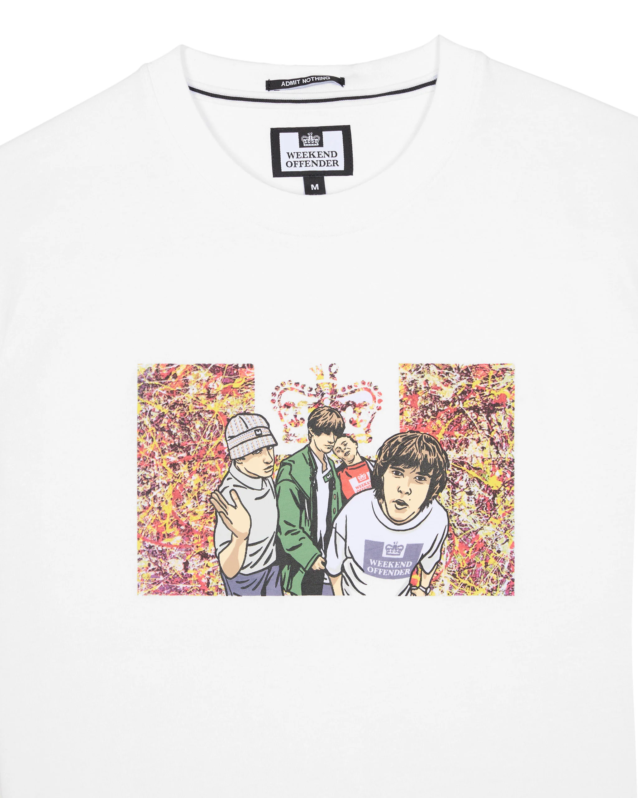 Number 5 Graphic T-Shirt White - Image 5