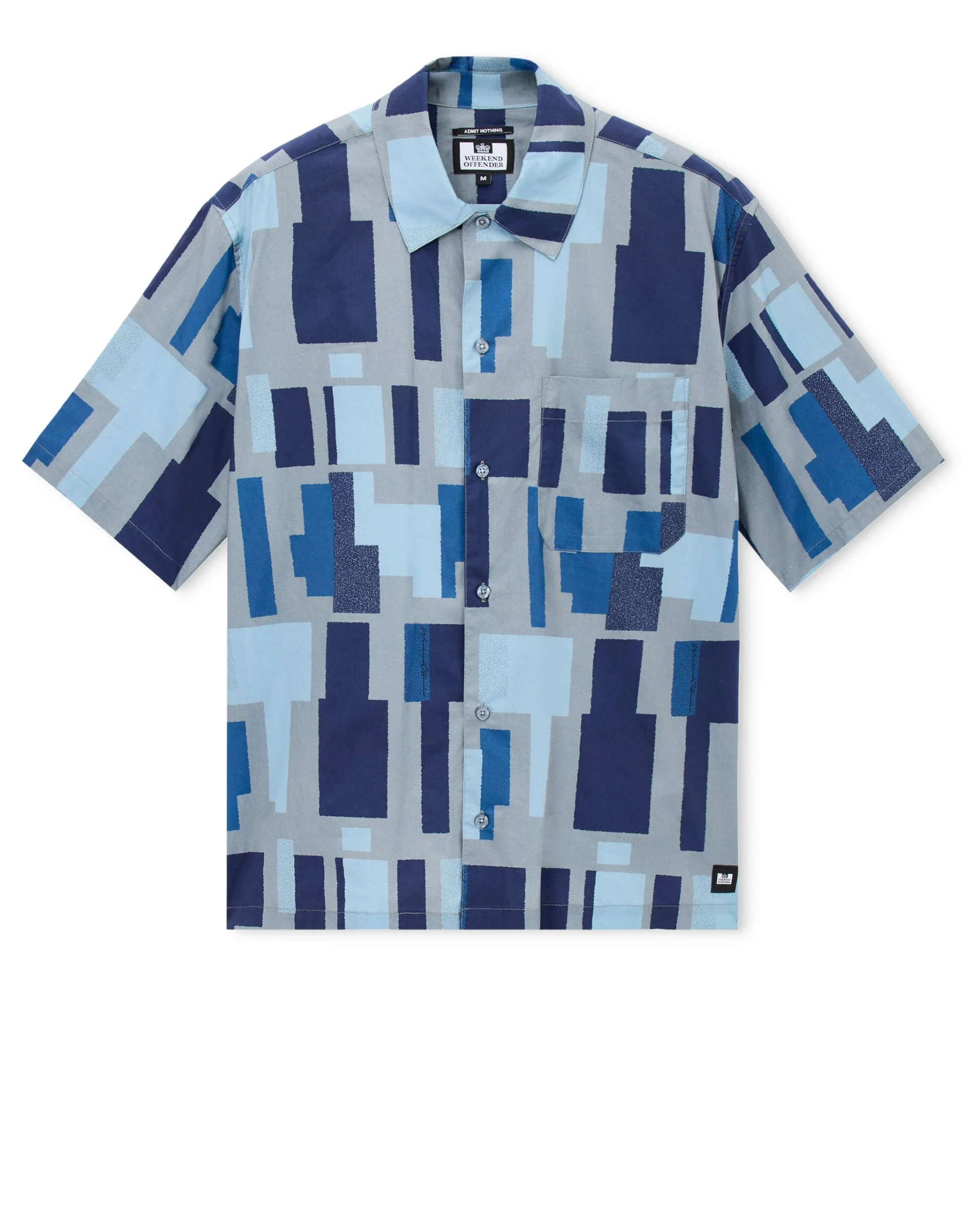 Ouzou Terrain Short Sleeve Shirt Smokey Grey