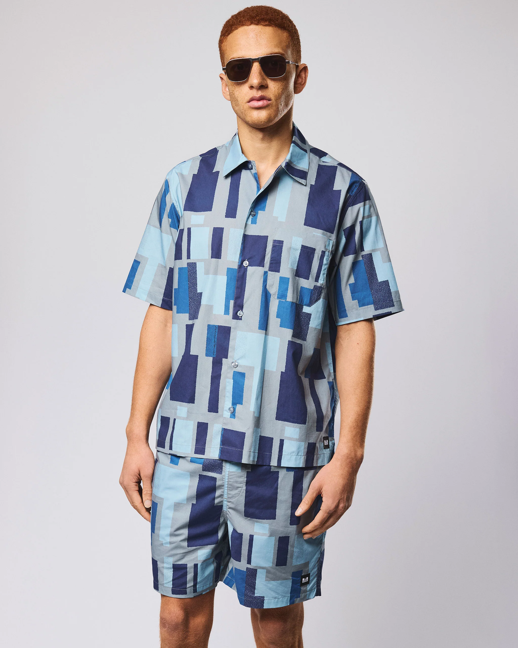 Ouzou Terrain Short Sleeve Shirt Smokey Grey - Image 3