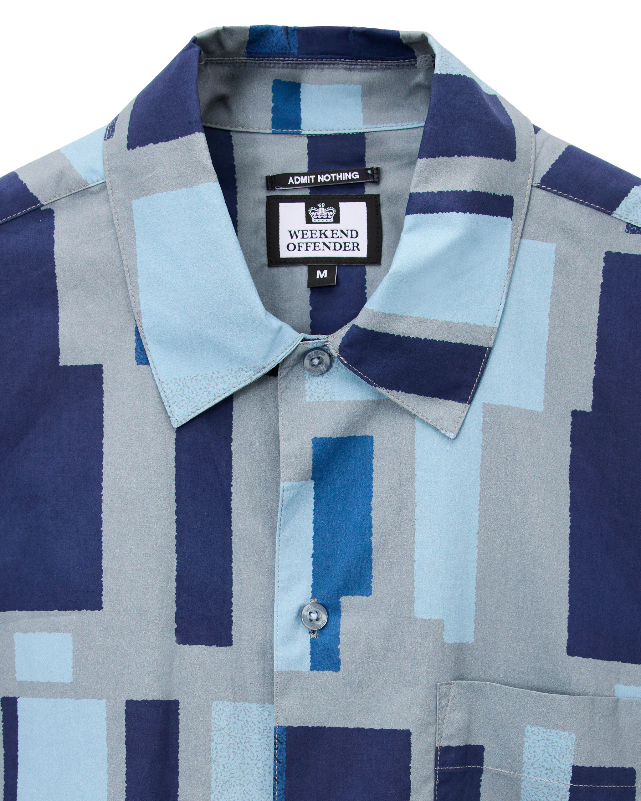 Ouzou Terrain Short Sleeve Shirt Smokey Grey - Image 5