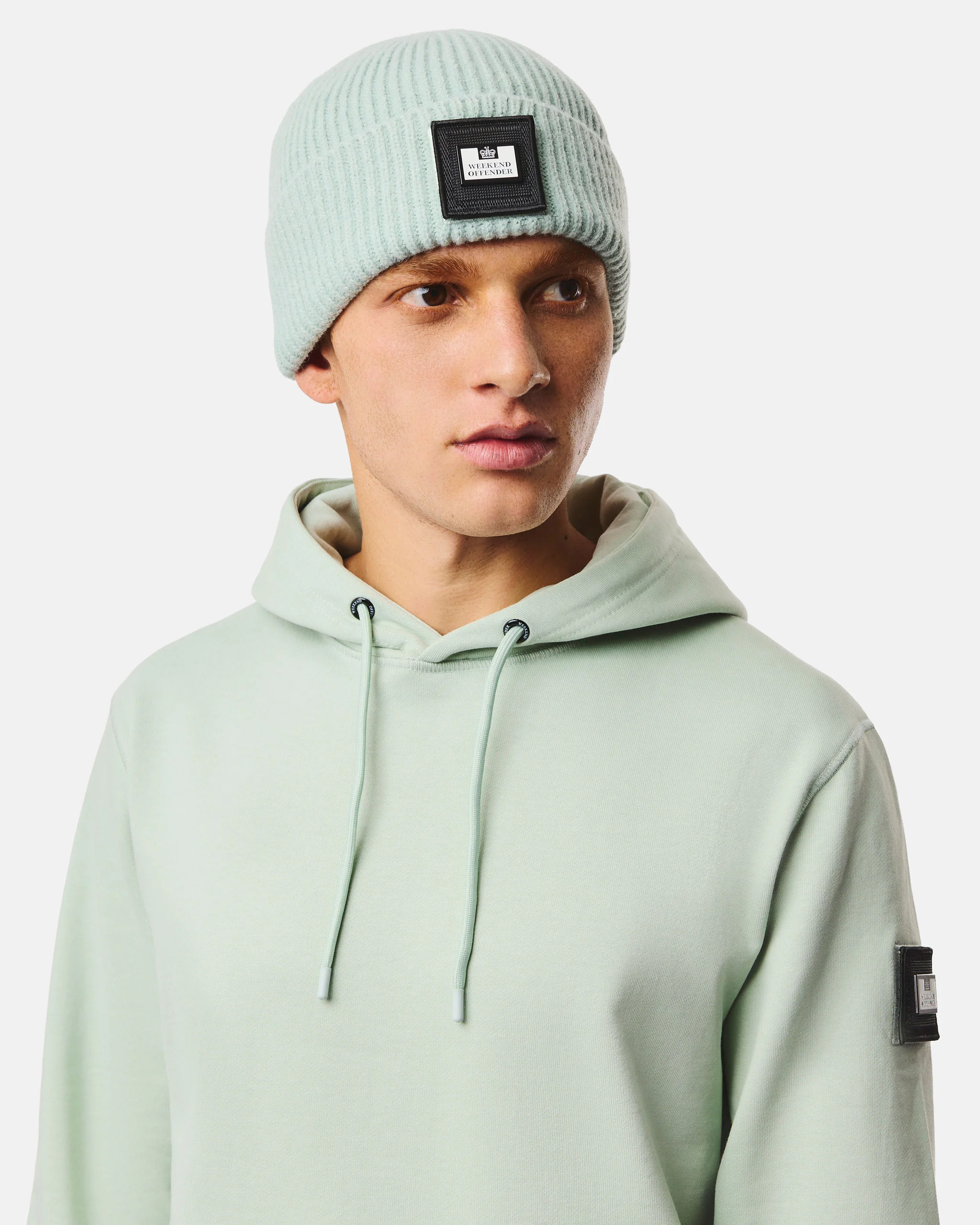 Palmyra Rib Beanie Julep Green - Image 2
