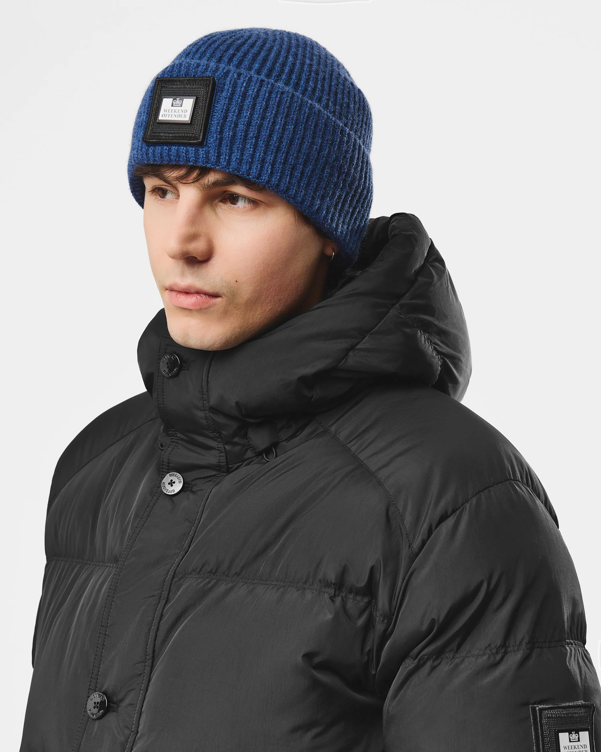 Palmyra Rib Beanie Peruvian Blue - Image 2