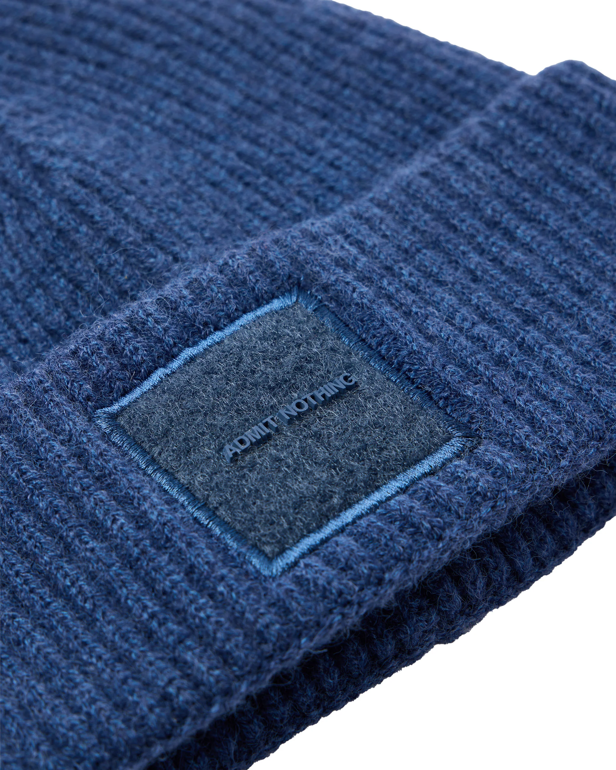 Palmyra Rib Beanie Peruvian Blue - Image 3