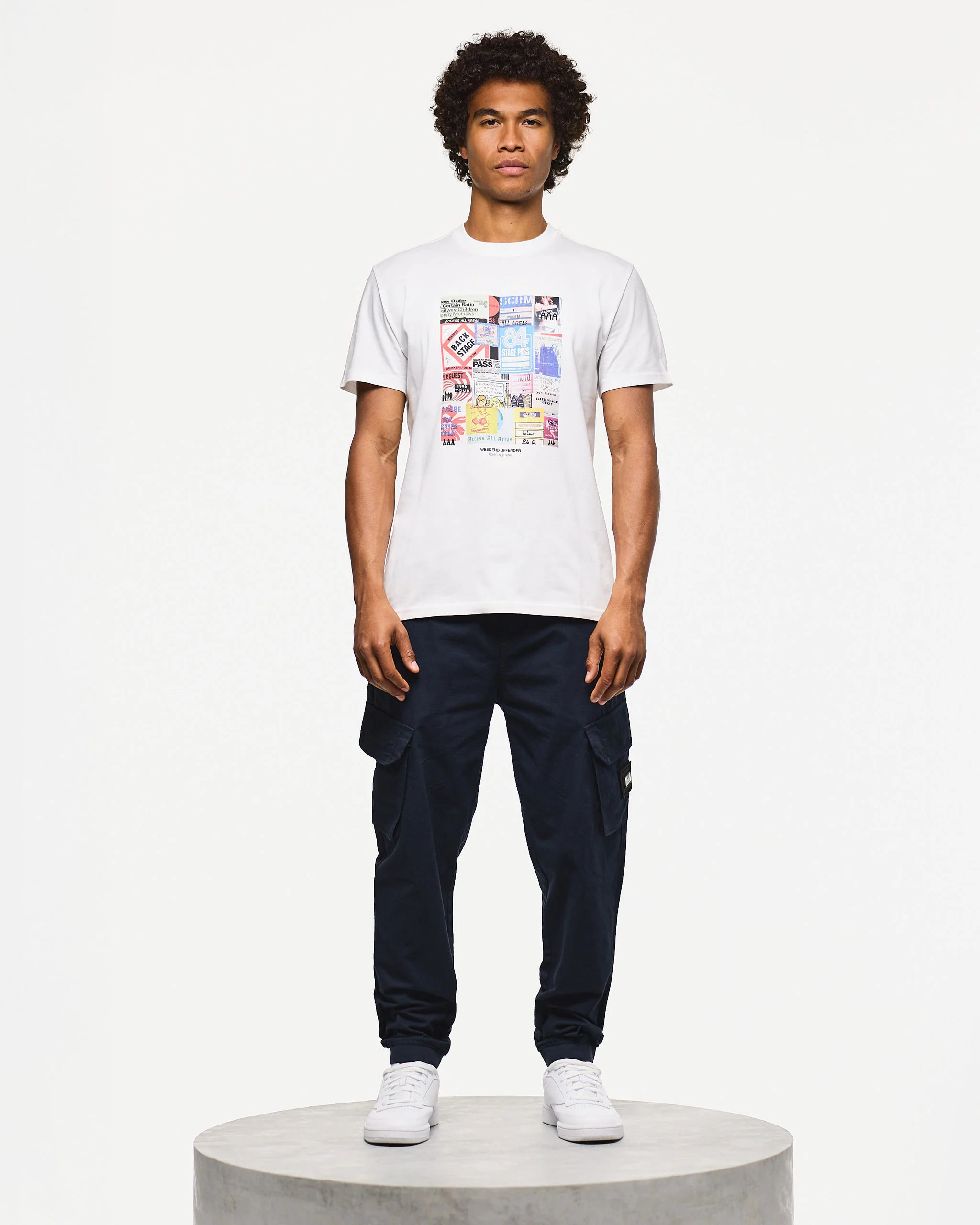 Passes Graphic T-Shirt White - Image 2