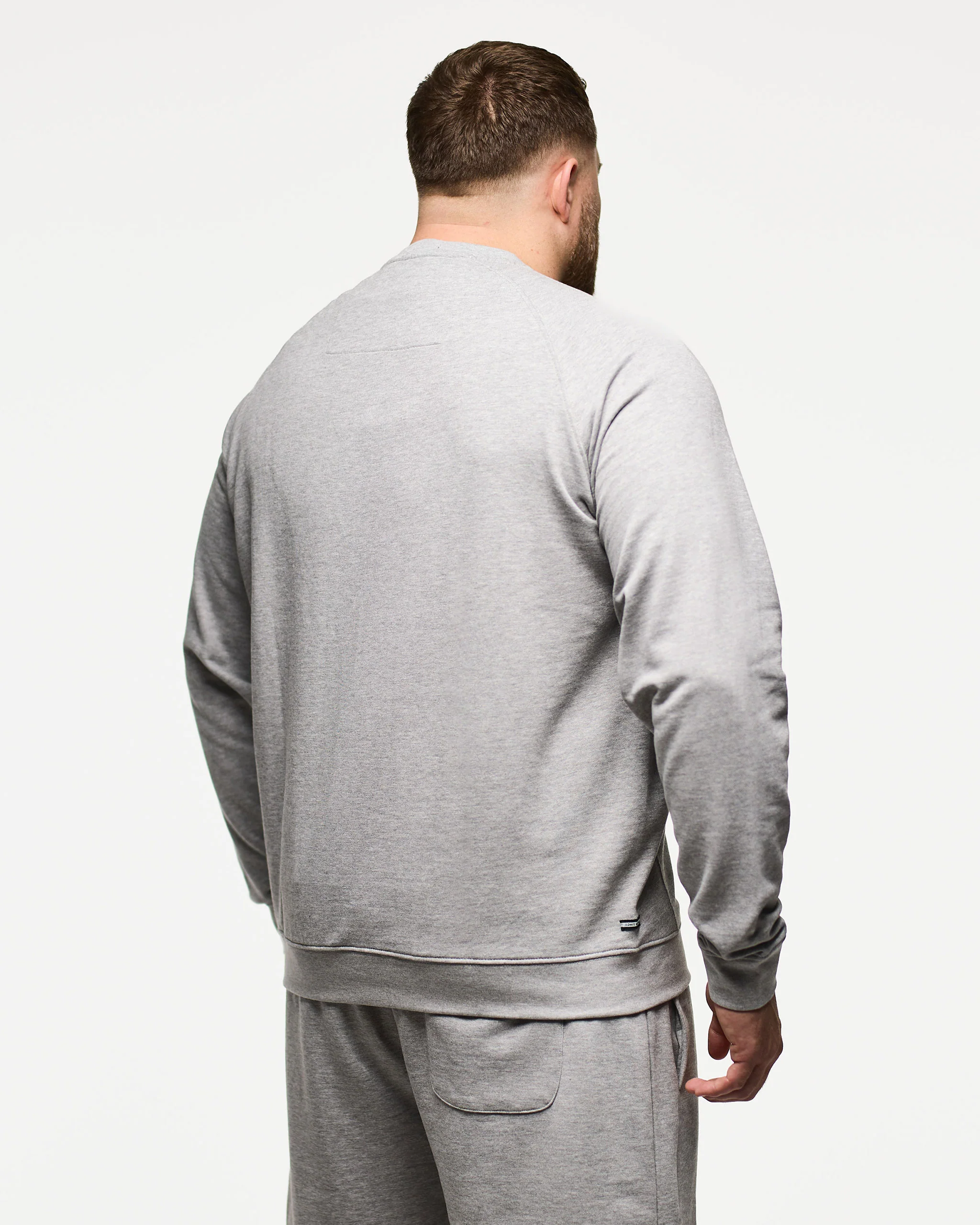 Plus Size - Penitentiary Classic Sweatshirt Grey Marl - Image 3
