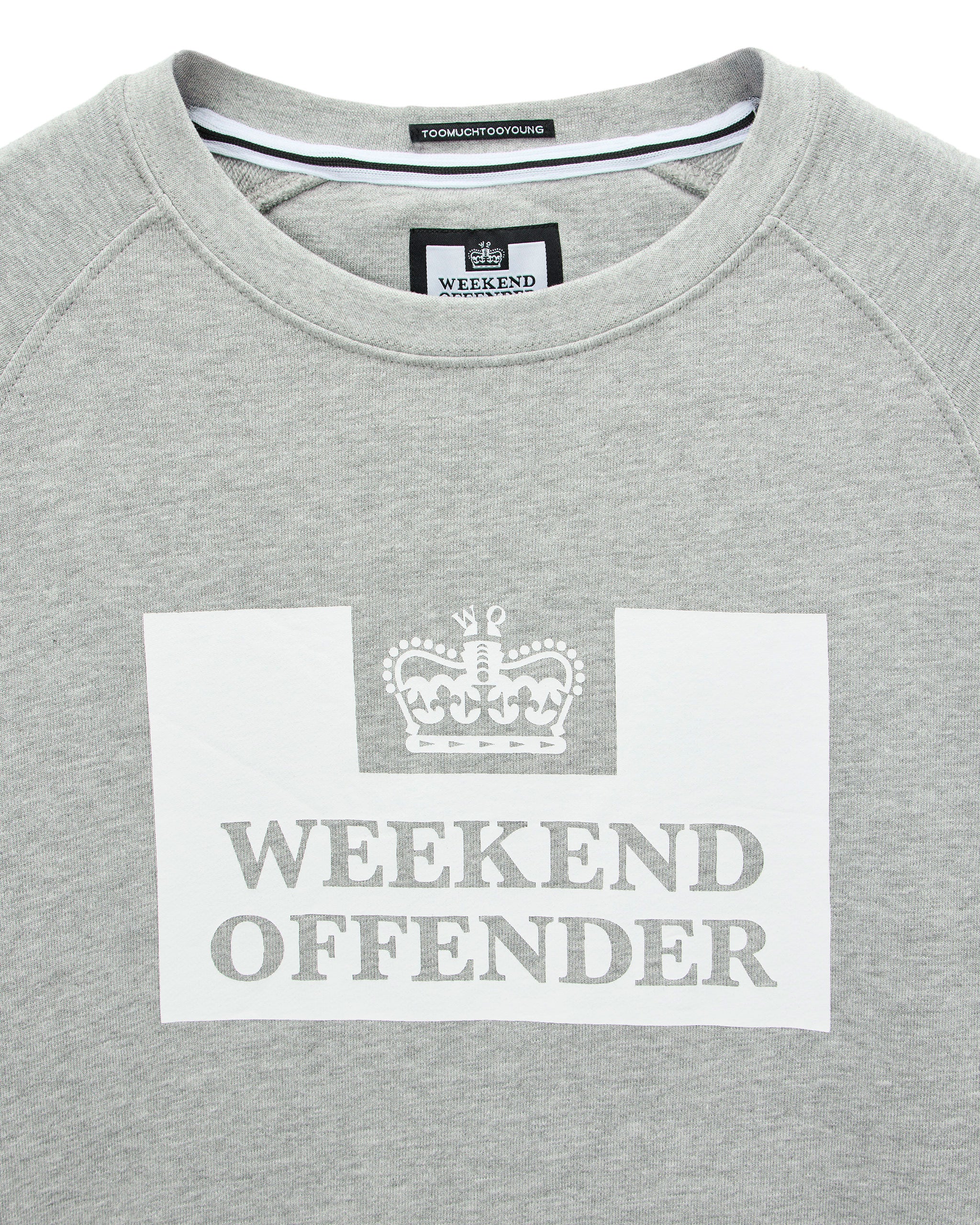 Plus Size - Penitentiary Classic Sweatshirt Grey Marl - Image 5
