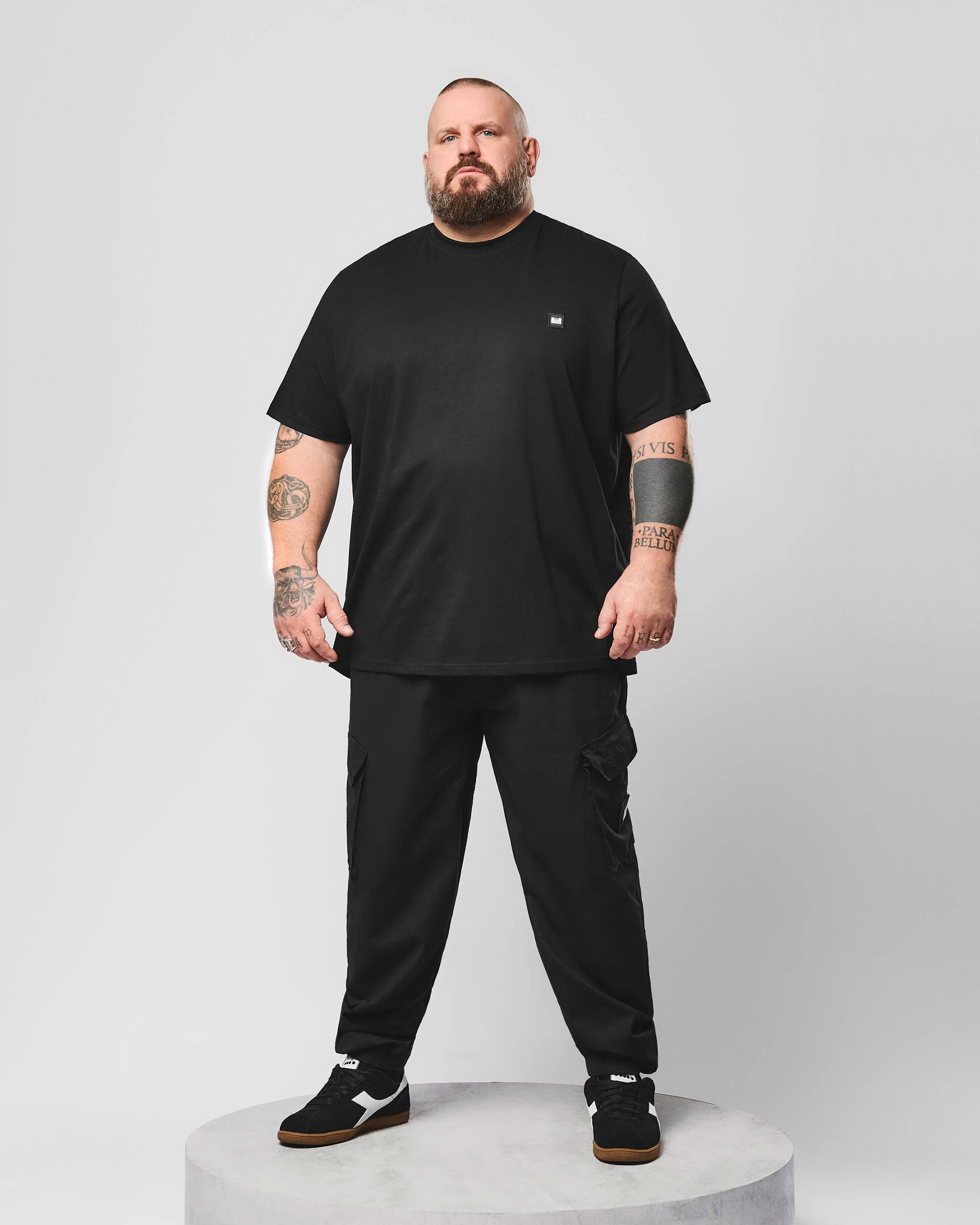 Plus Size - Brooklands T-Shirt Black - Image 2