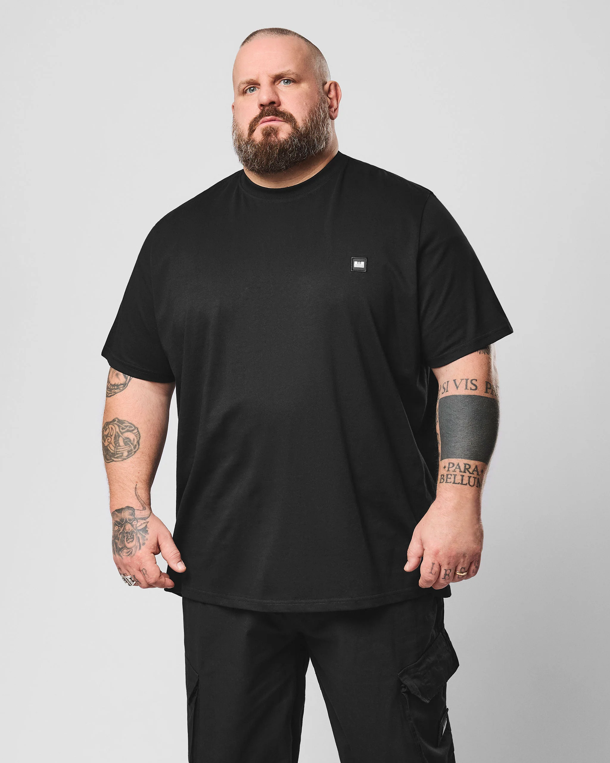 Plus Size - Brooklands T-Shirt Black - Image 3