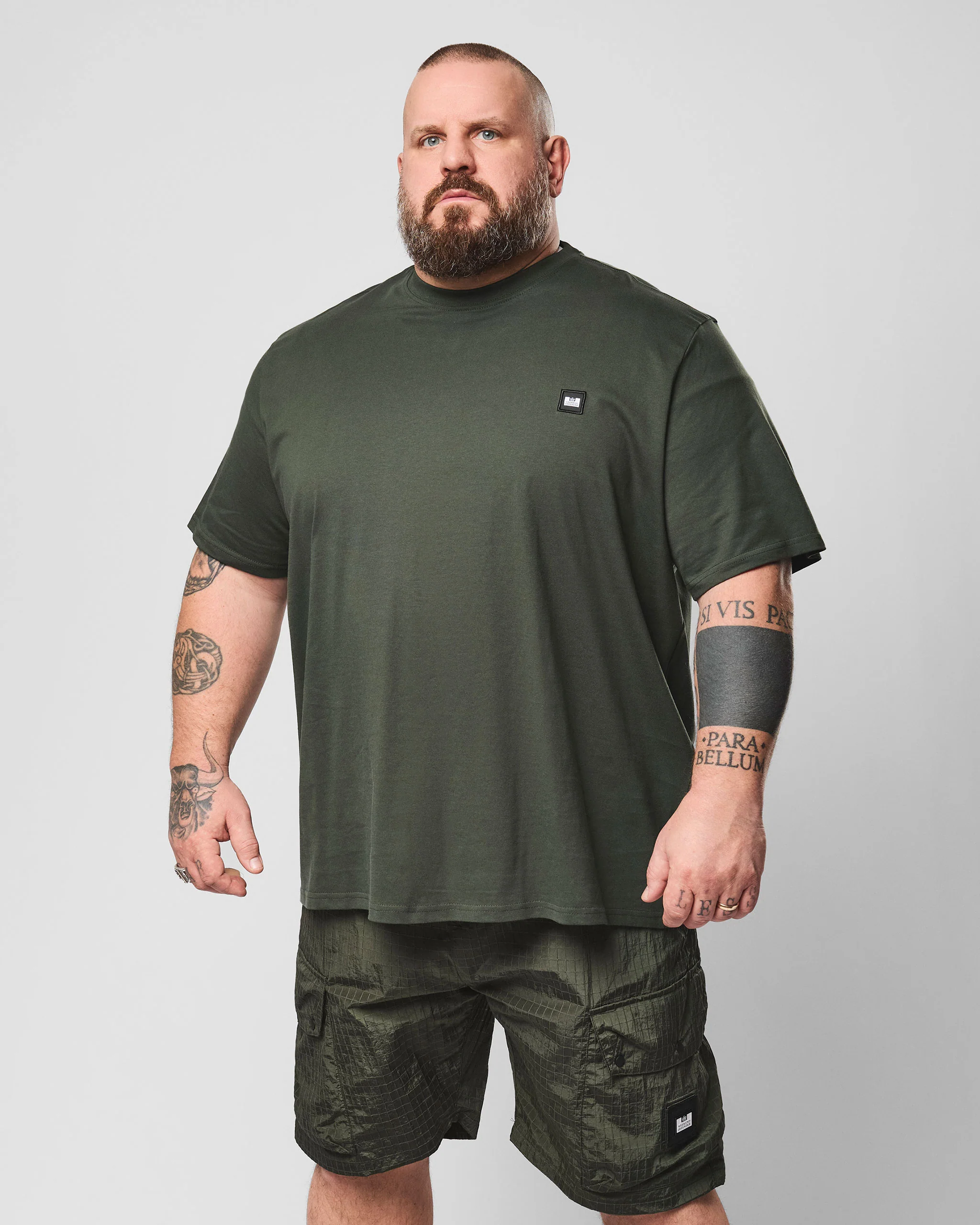 Plus Size - Brooklands T-Shirt Black Forest Green - Image 3