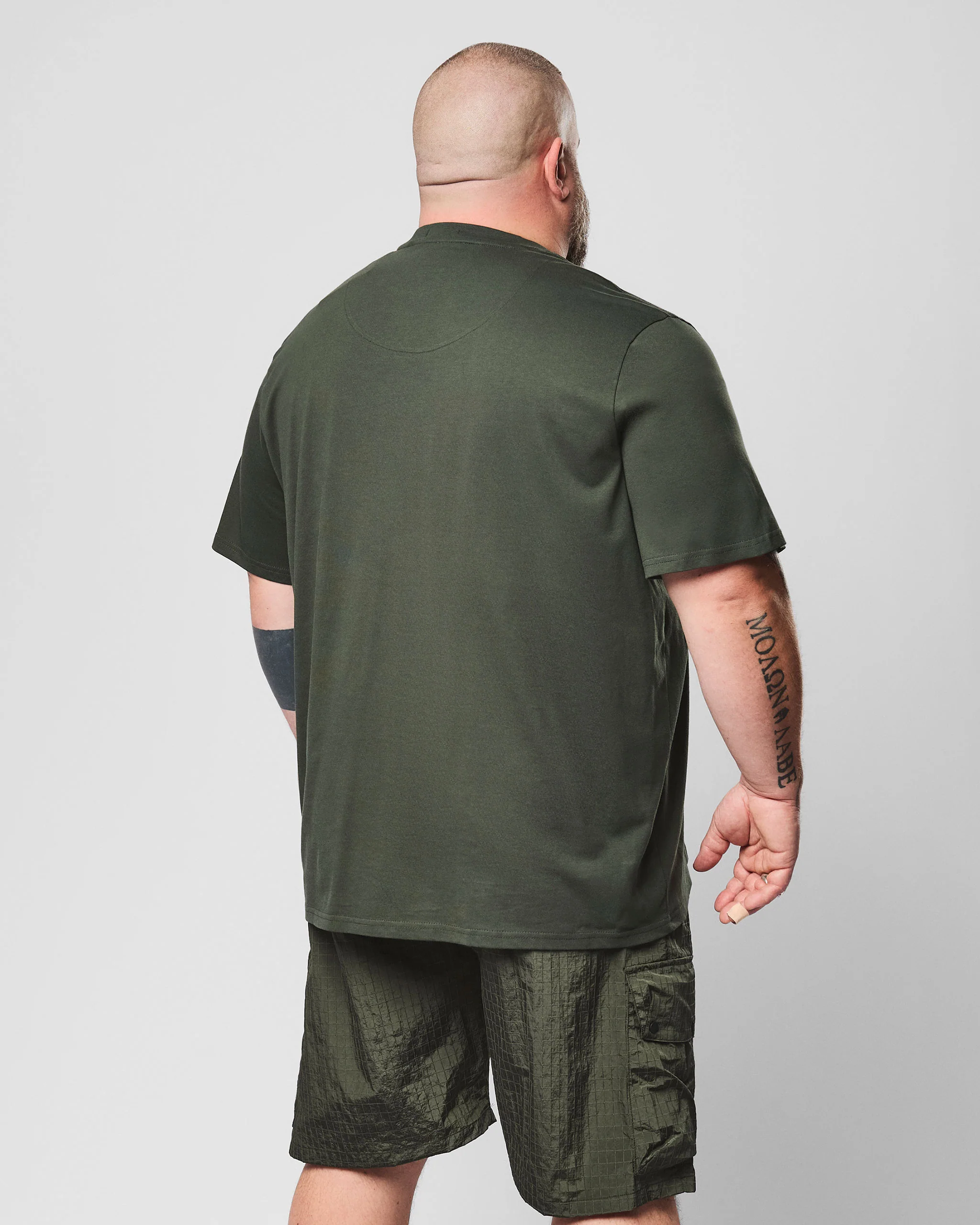 Plus Size - Brooklands T-Shirt Black Forest Green - Image 4