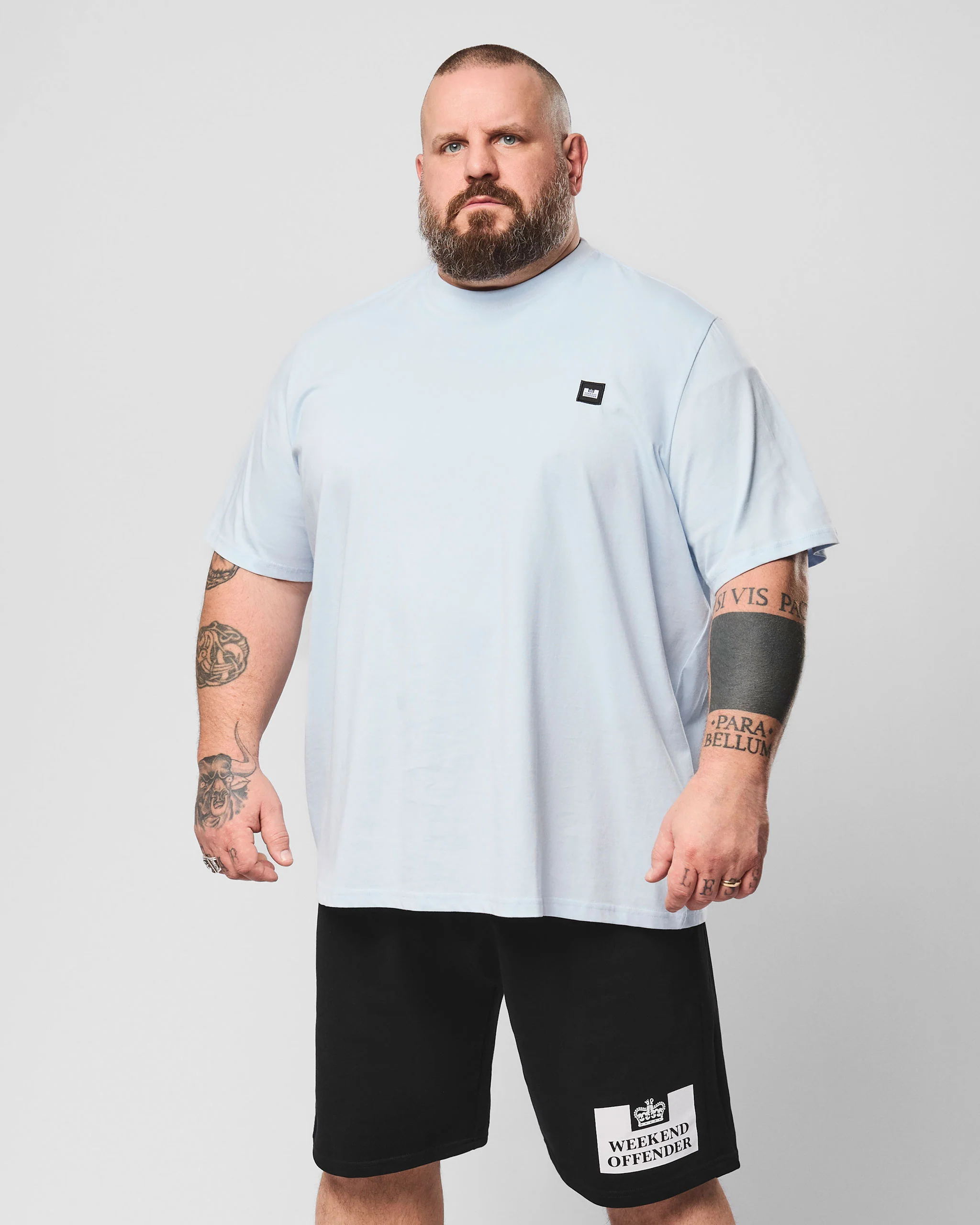 Plus Size - Brooklands T-Shirt Sky Blue - Image 3